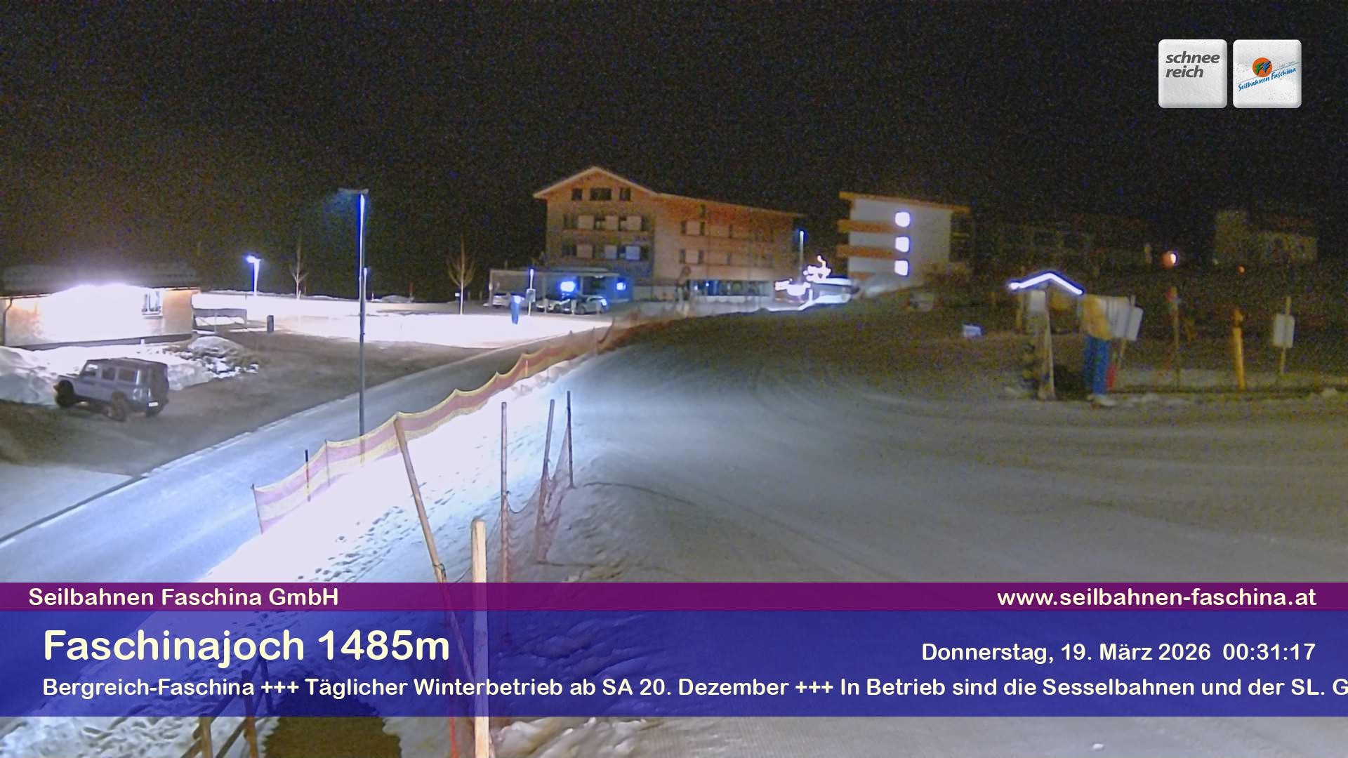 Archiv Foto Webcam Faschinapass, Stafelalpbahn