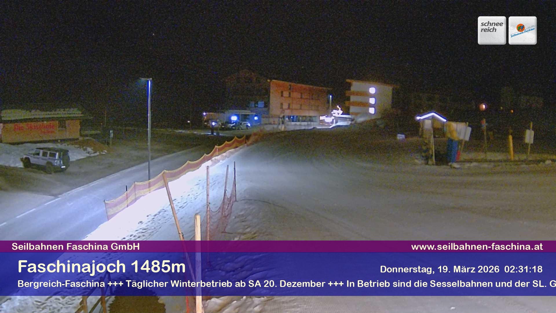Archiv Foto Webcam Faschinapass, Stafelalpbahn