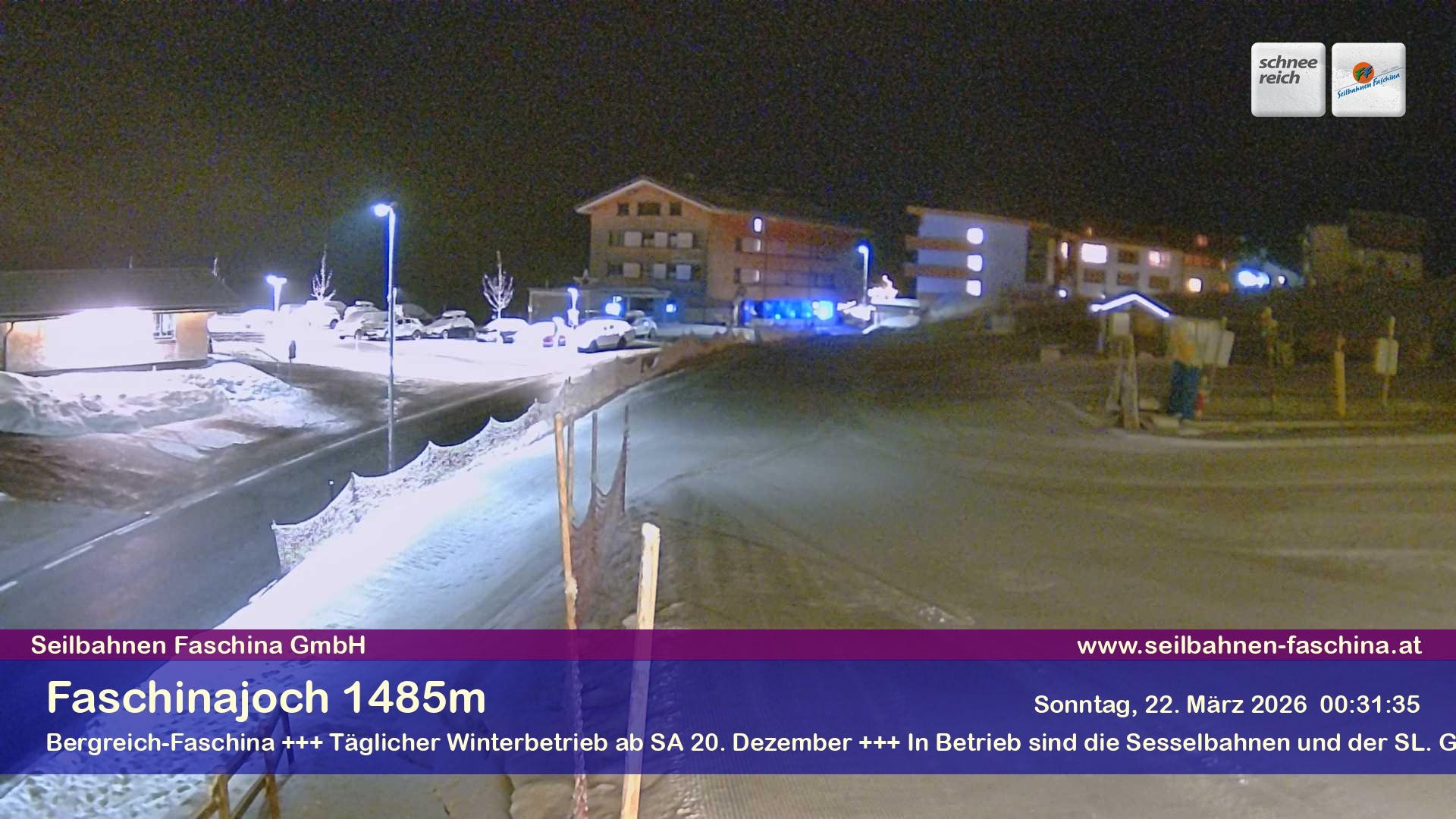 Archiv Foto Webcam Faschinapass, Stafelalpbahn