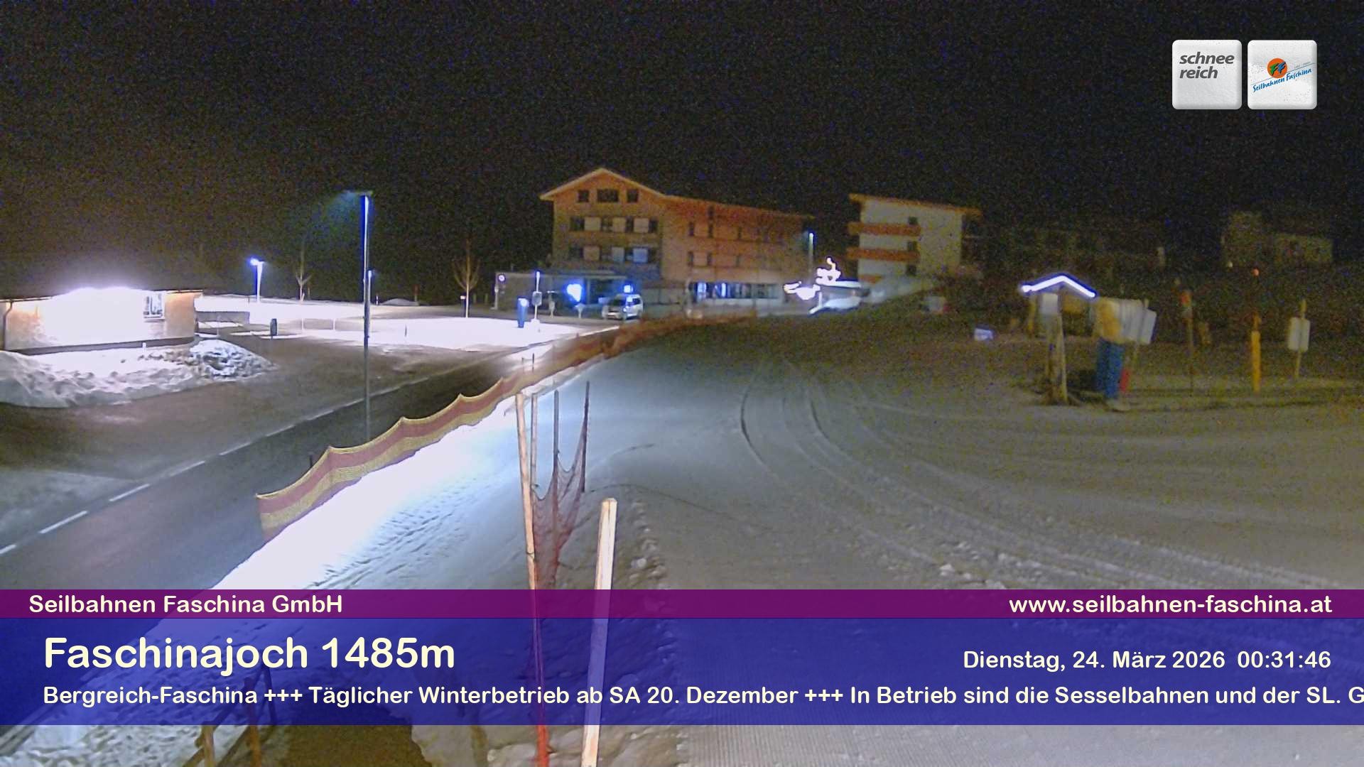 Archiv Foto Webcam Faschinapass, Stafelalpbahn