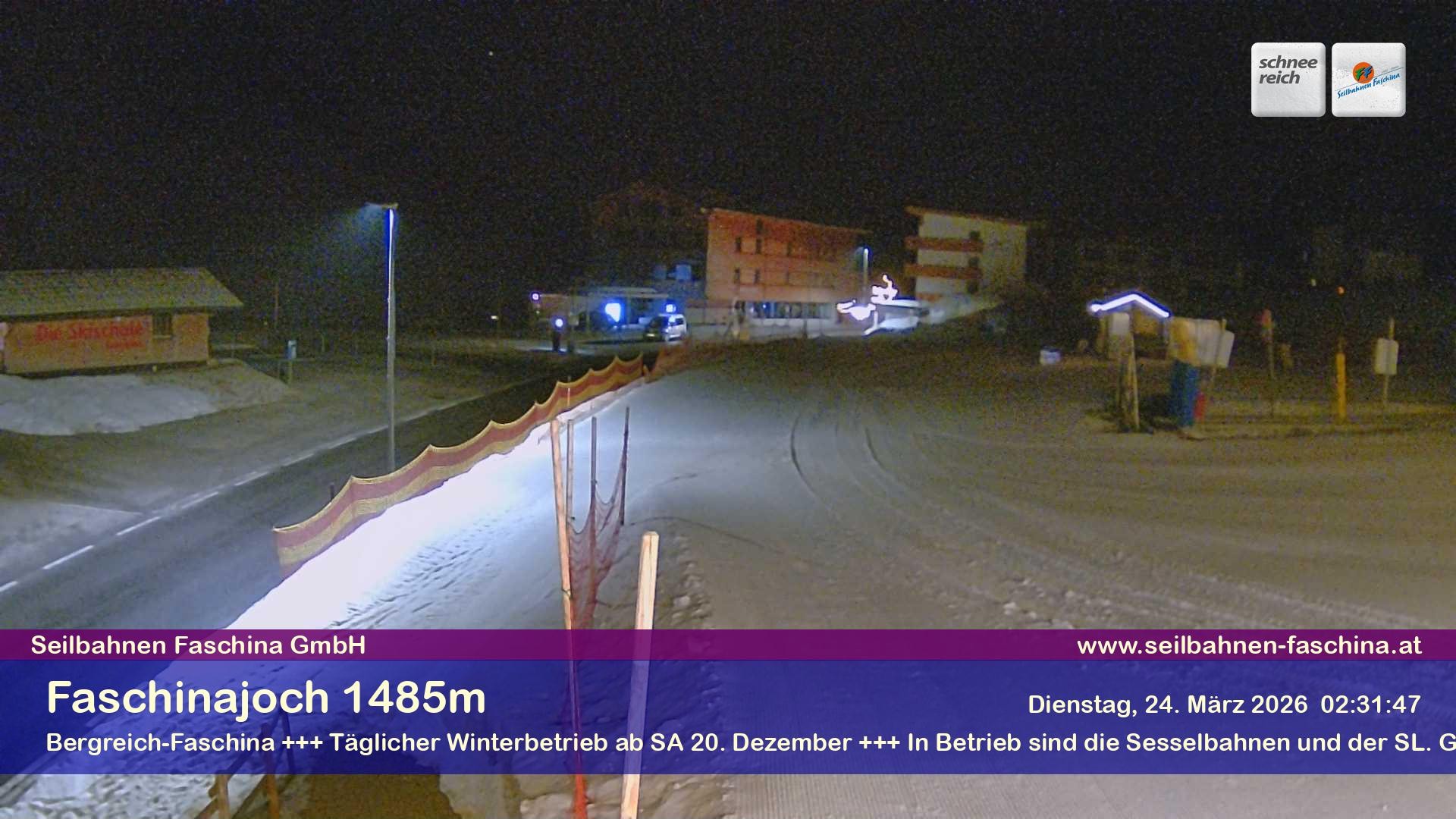 Archiv Foto Webcam Faschinapass, Stafelalpbahn