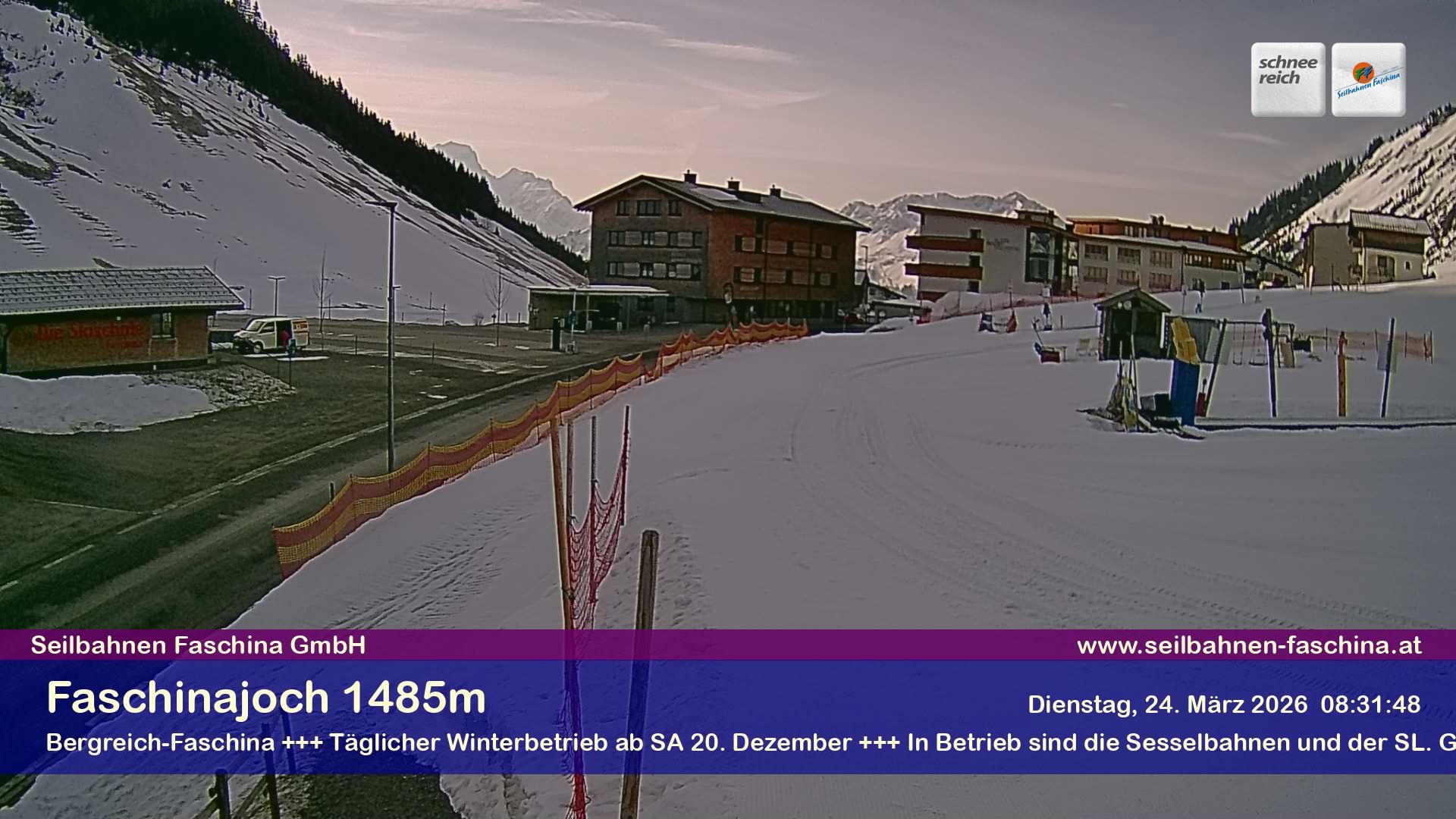 Archiv Foto Webcam Faschinapass, Stafelalpbahn