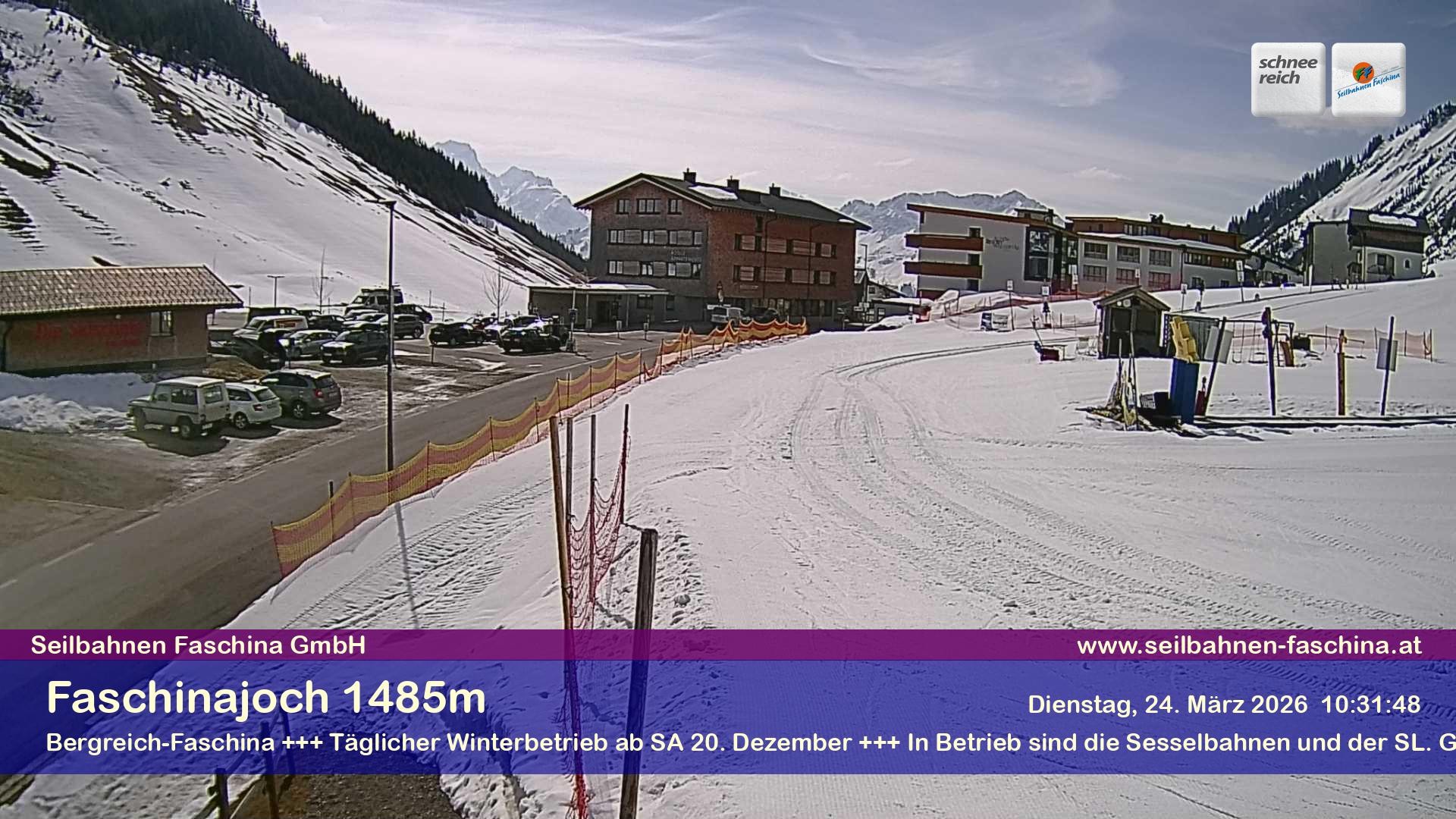 Archiv Foto Webcam Faschinapass, Stafelalpbahn
