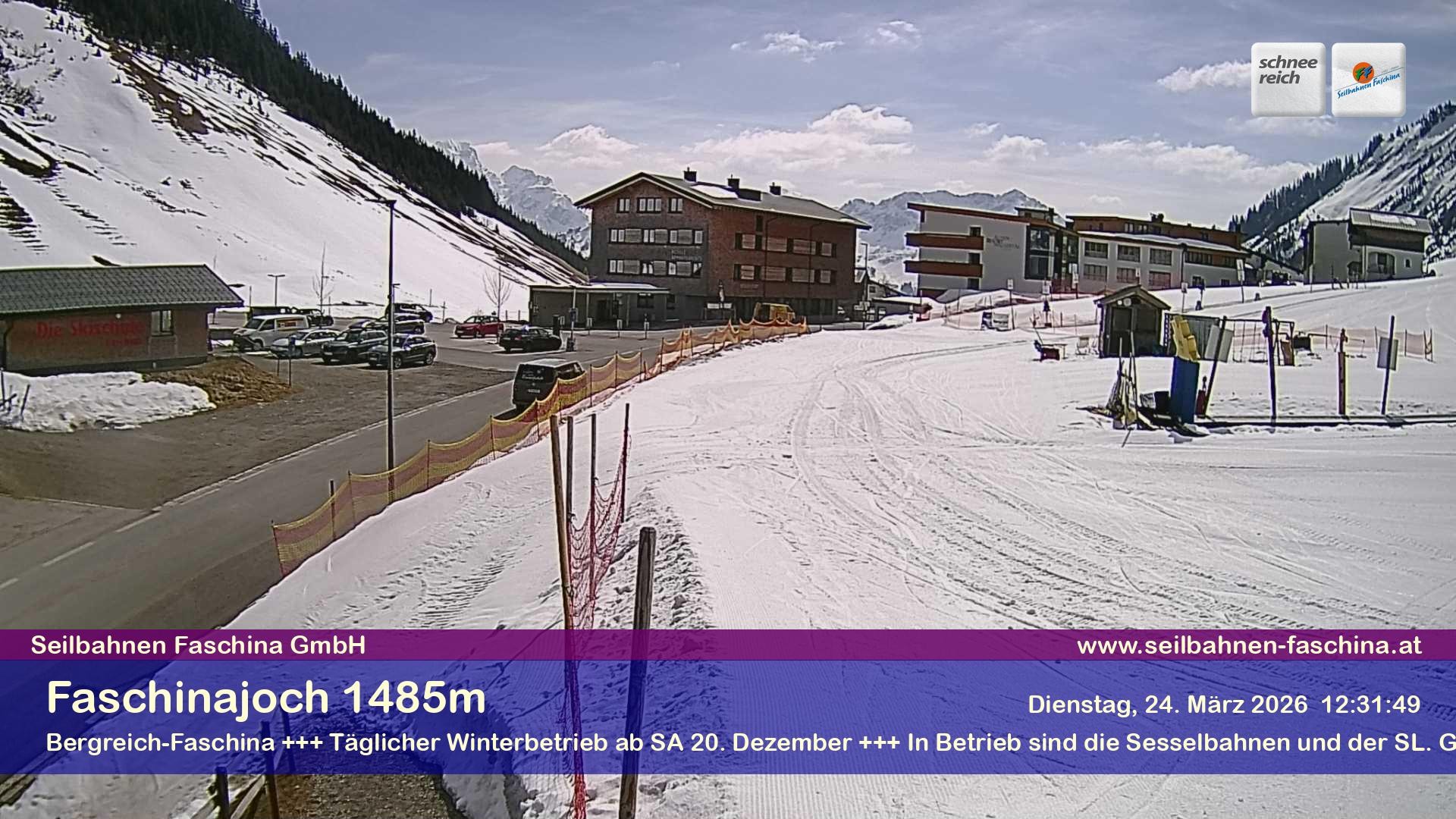 Archiv Foto Webcam Faschinapass, Stafelalpbahn