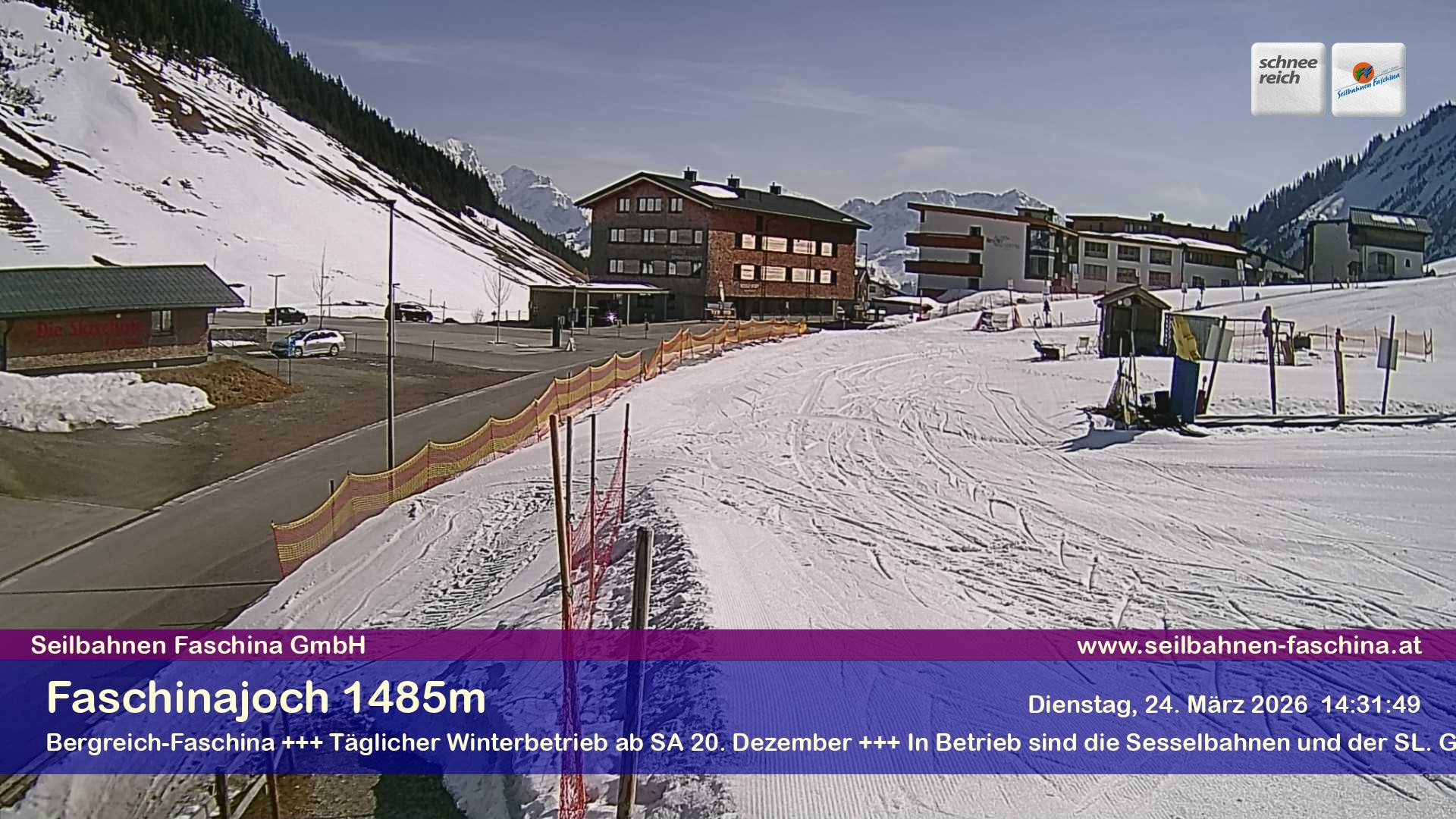 Archiv Foto Webcam Faschinapass, Stafelalpbahn