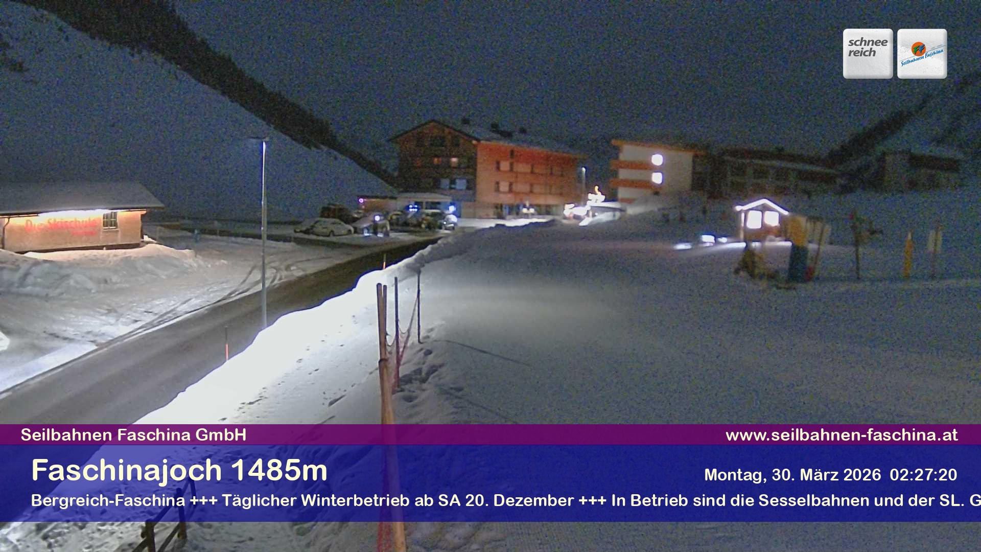 Archiv Foto Webcam Faschinapass, Stafelalpbahn