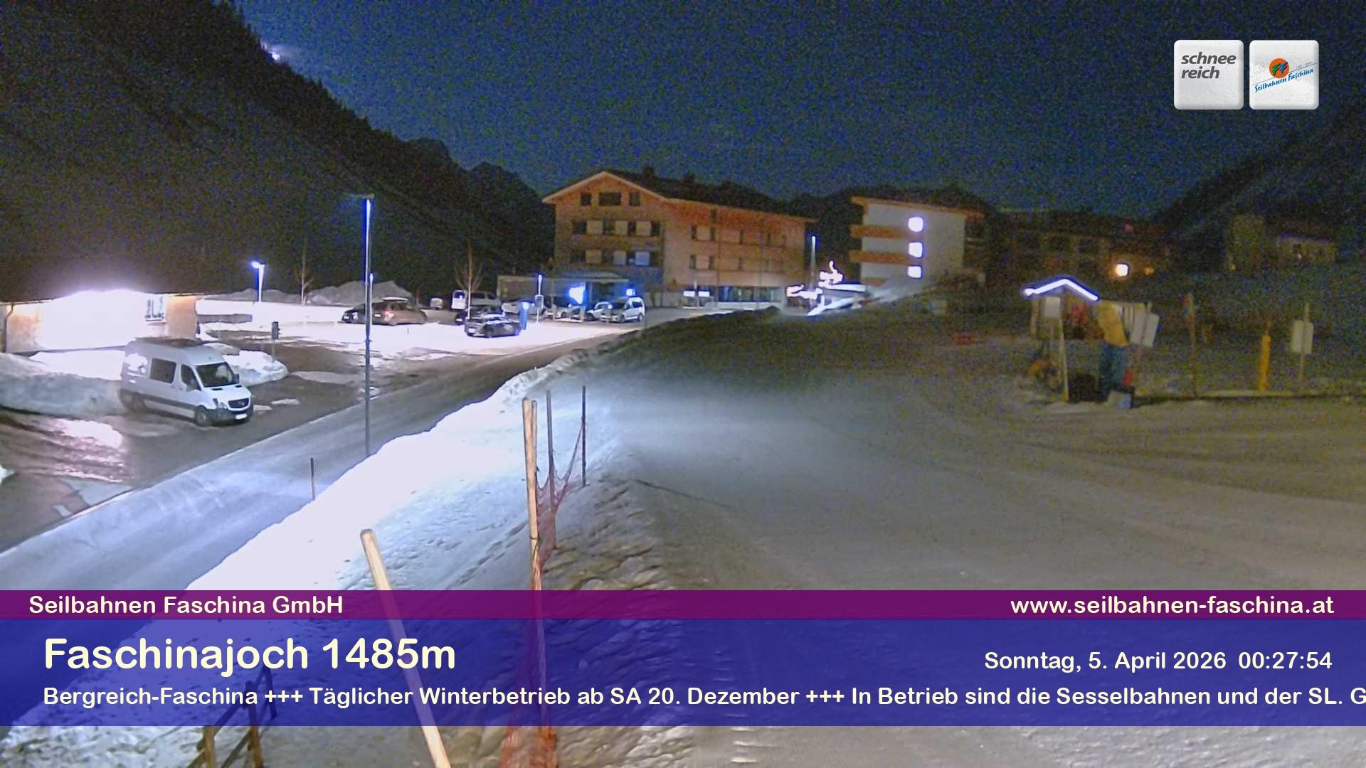 Archiv Foto Webcam Faschinapass, Stafelalpbahn