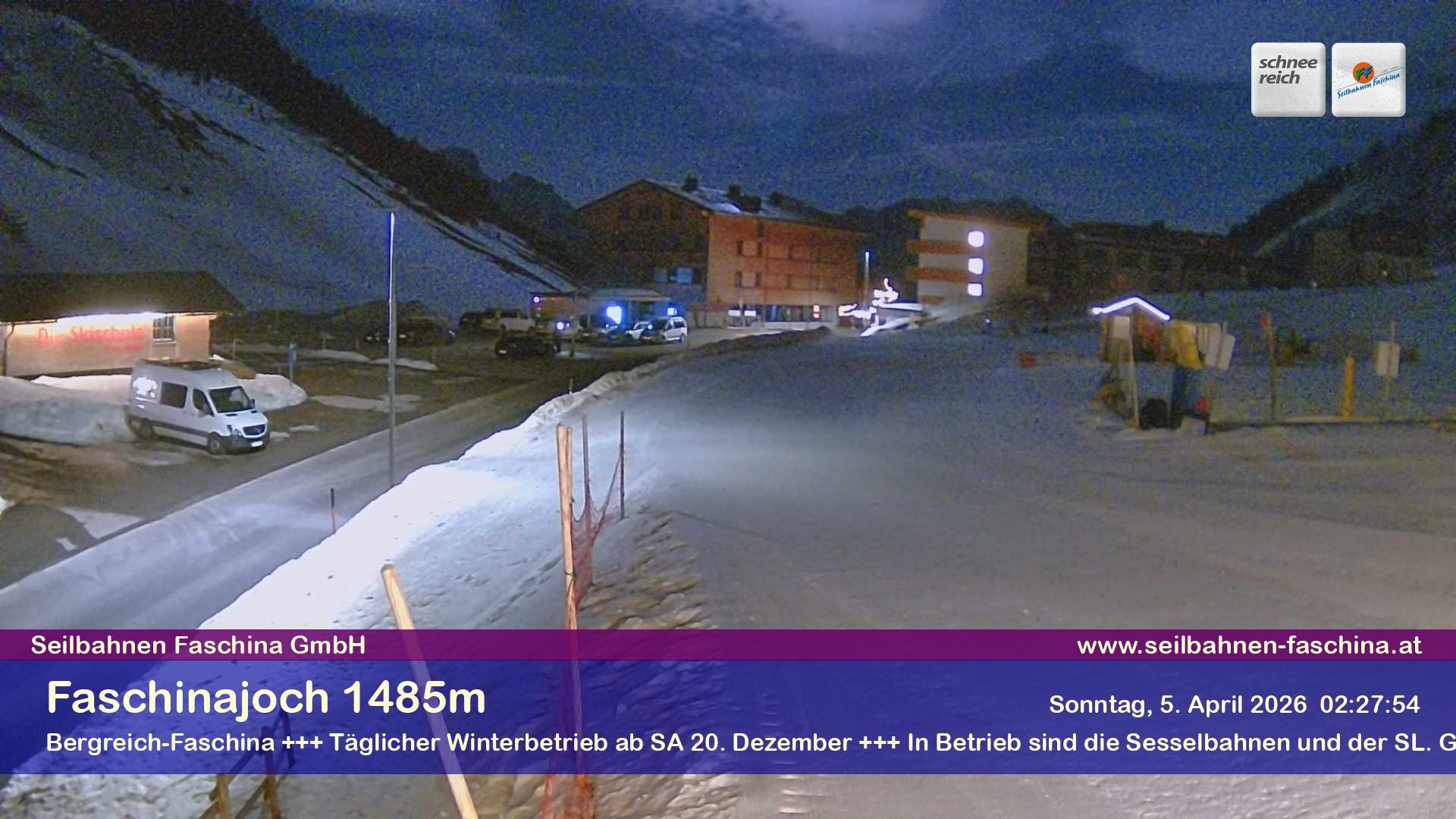 Archiv Foto Webcam Faschinapass, Stafelalpbahn