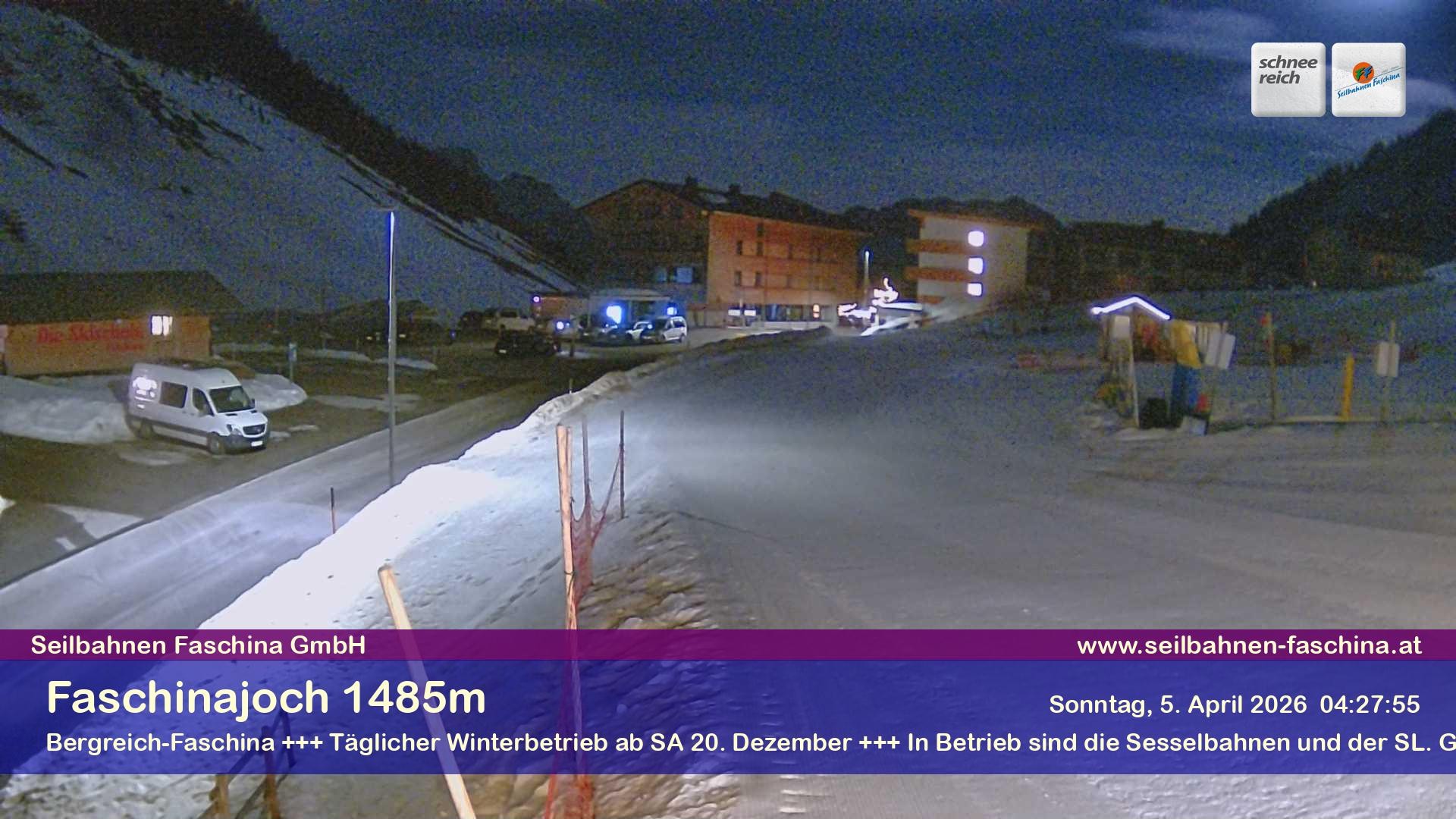 Archiv Foto Webcam Faschinapass, Stafelalpbahn