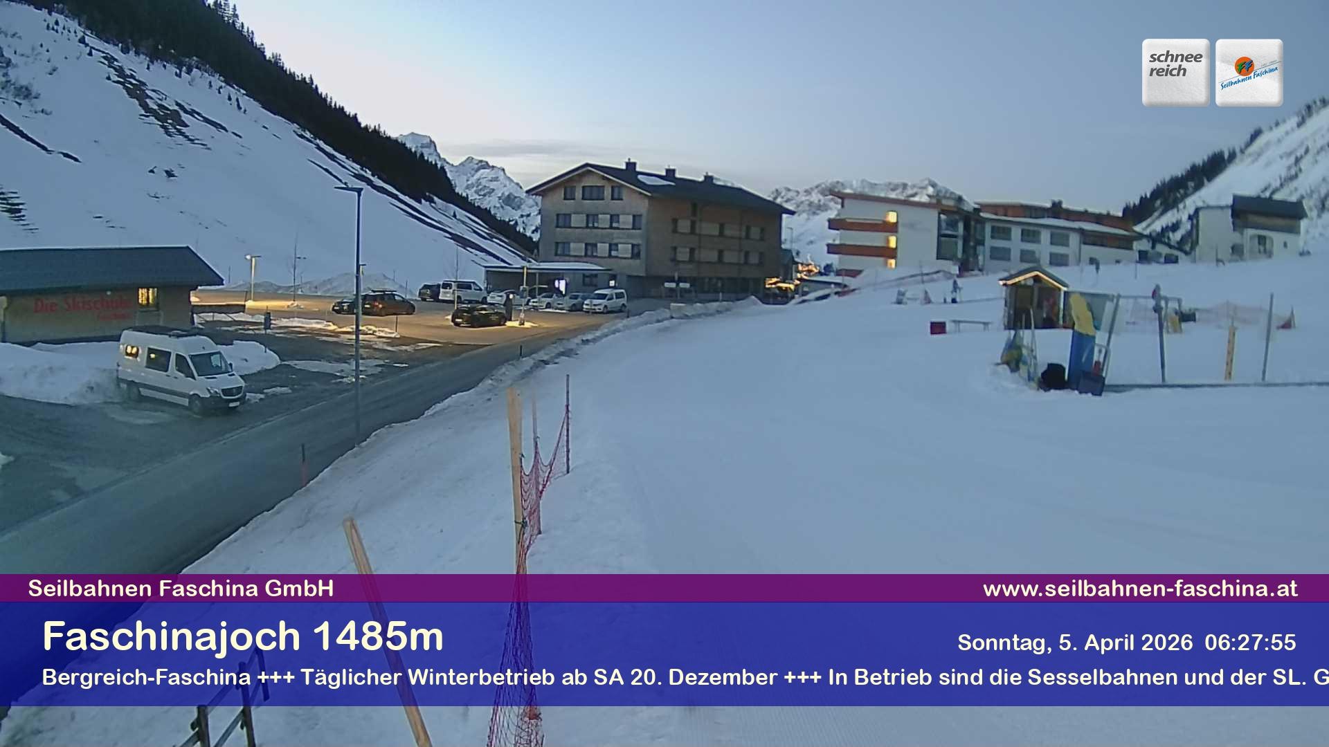 Archiv Foto Webcam Faschinapass, Stafelalpbahn