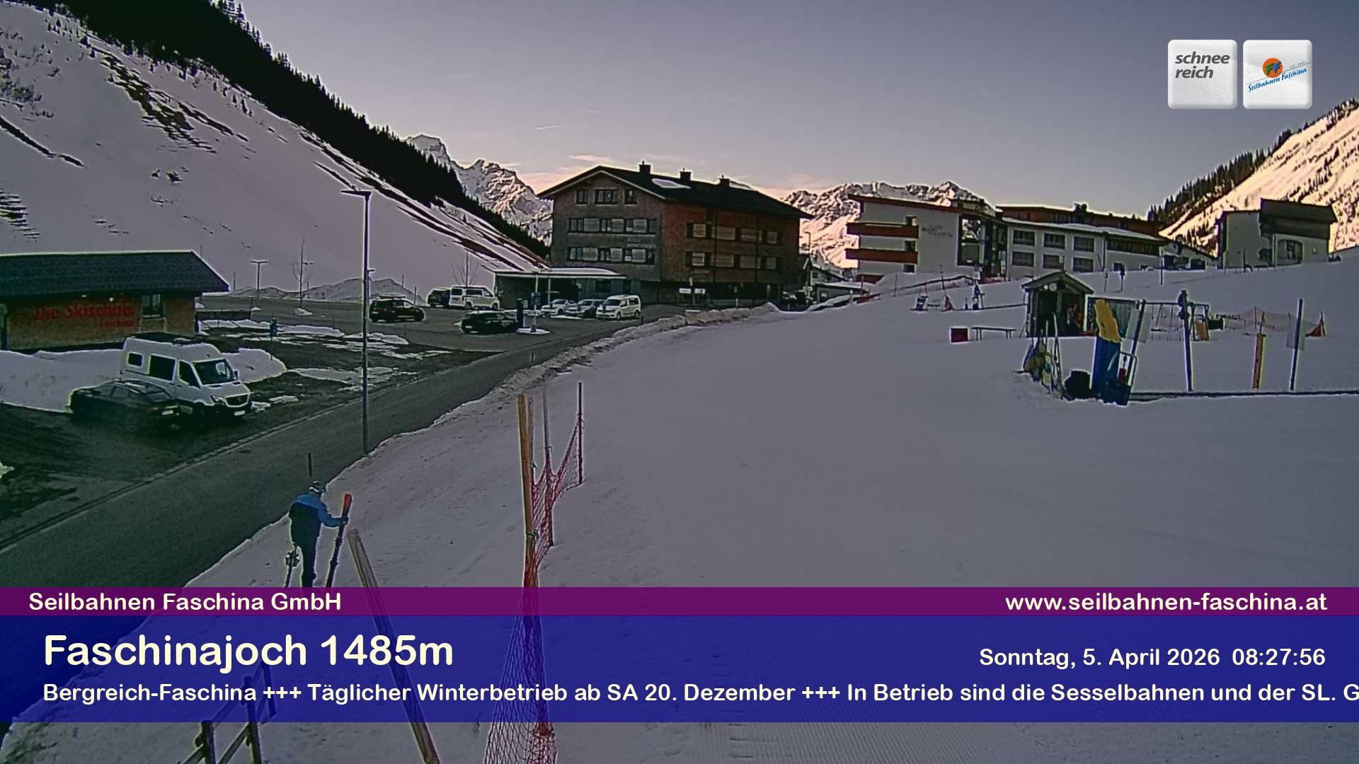 Archiv Foto Webcam Faschinapass, Stafelalpbahn