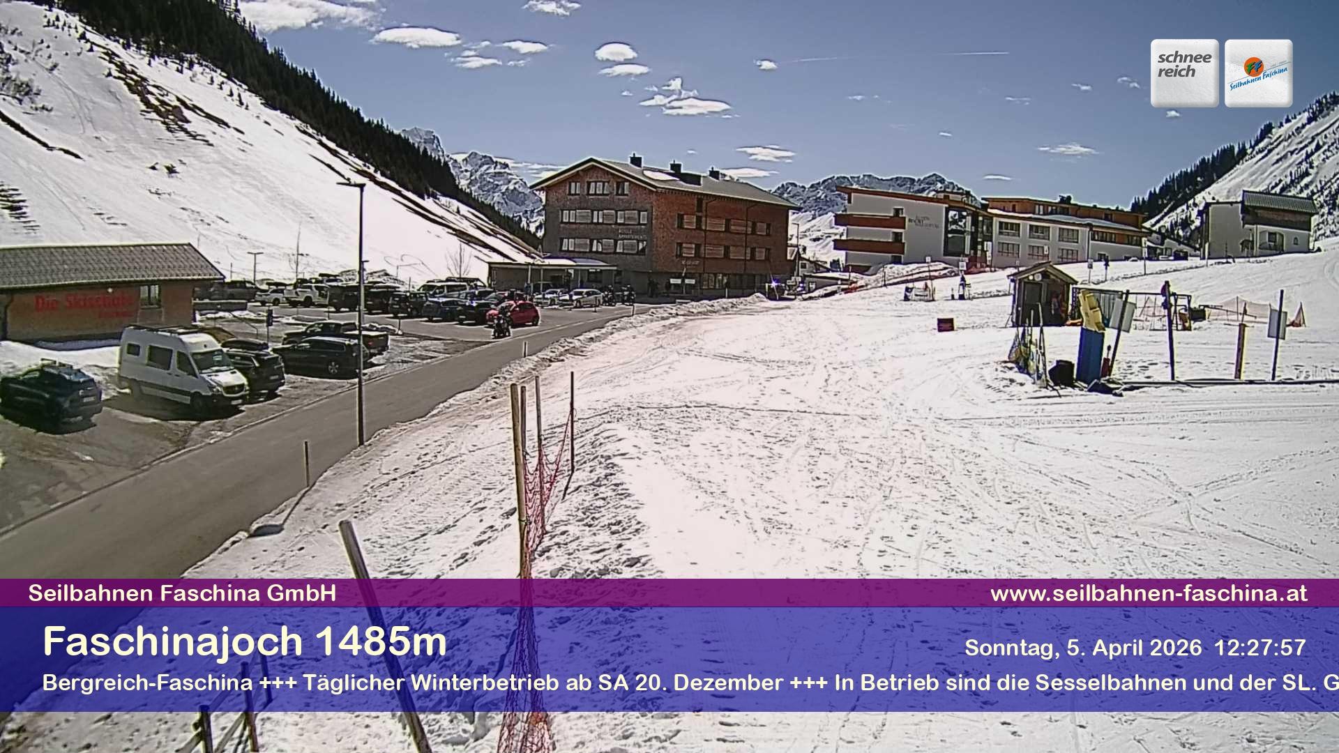 Archiv Foto Webcam Faschinapass, Stafelalpbahn