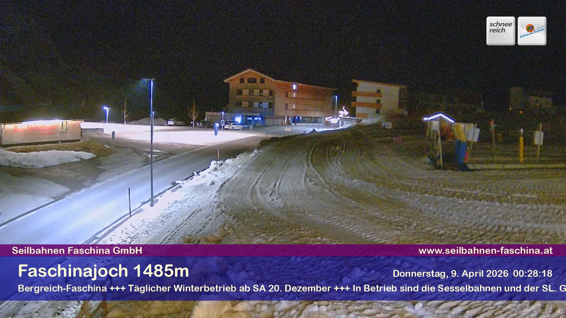 Archiv Foto Webcam Faschinapass, Stafelalpbahn