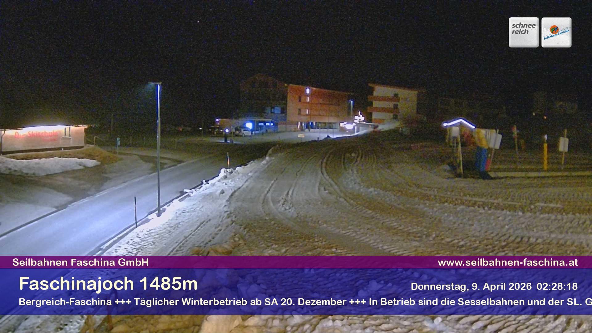 Archiv Foto Webcam Faschinapass, Stafelalpbahn