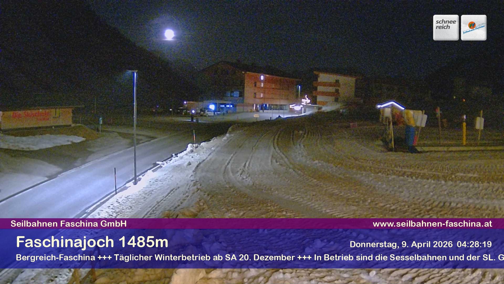 Archiv Foto Webcam Faschinapass, Stafelalpbahn