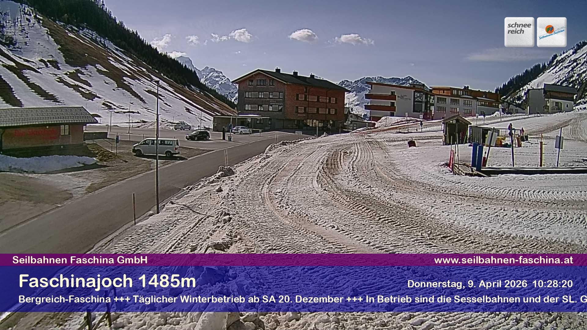 Archiv Foto Webcam Faschinapass, Stafelalpbahn