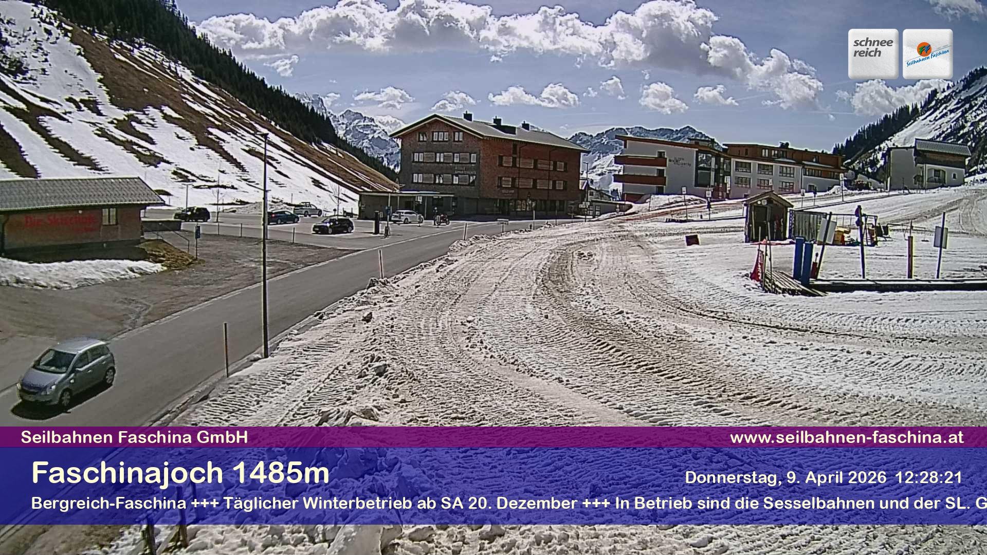 Archiv Foto Webcam Faschinapass, Stafelalpbahn