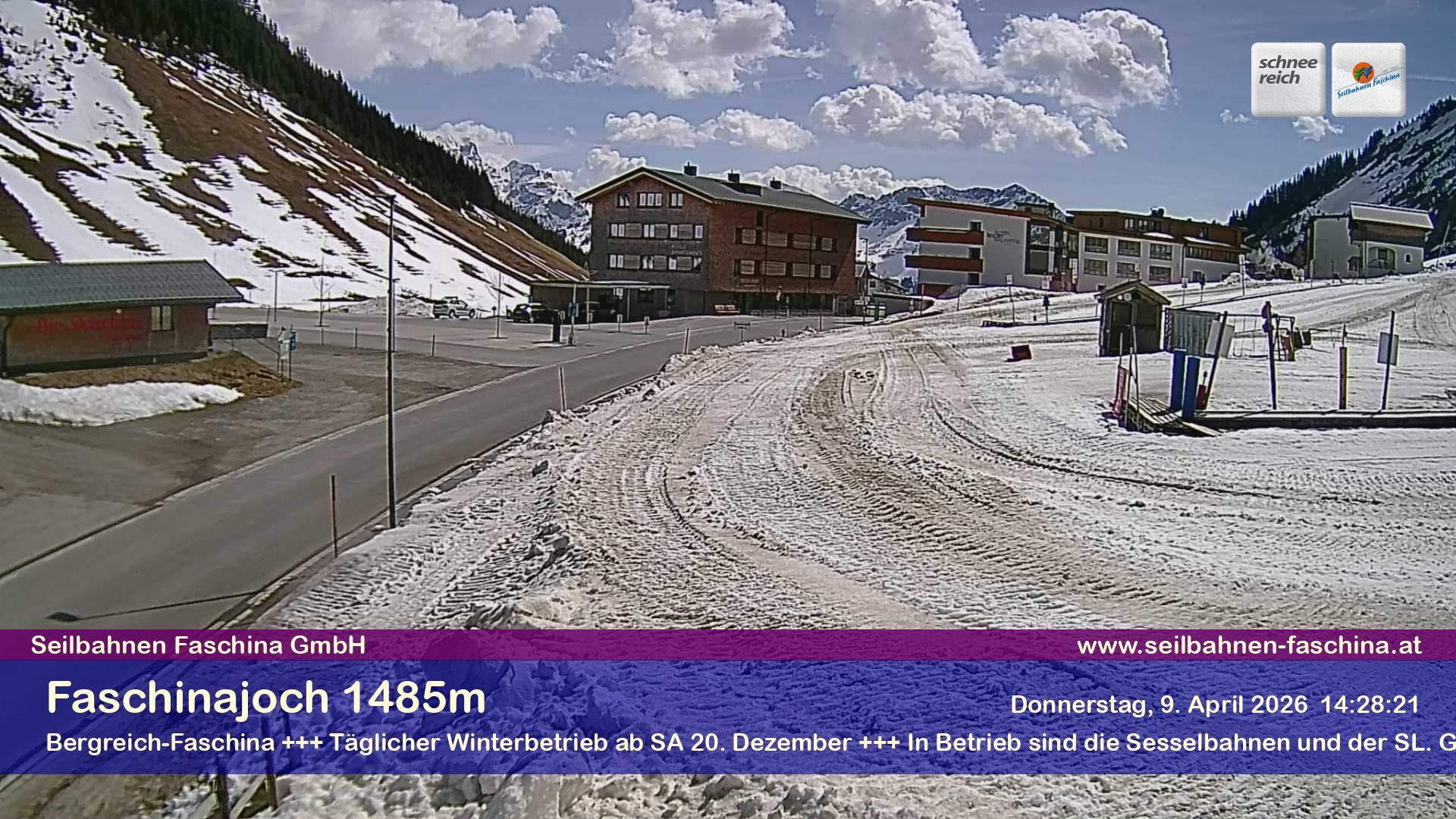 Archiv Foto Webcam Faschinapass, Stafelalpbahn