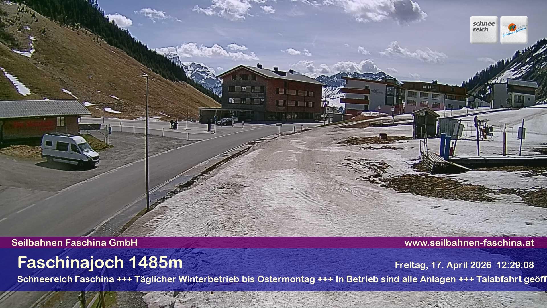 Archiv Foto Webcam Faschinapass, Stafelalpbahn