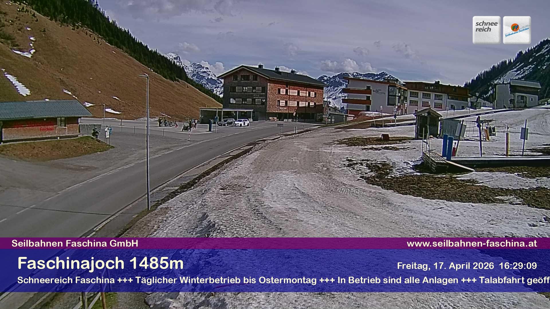 Archiv Foto Webcam Faschinapass, Stafelalpbahn