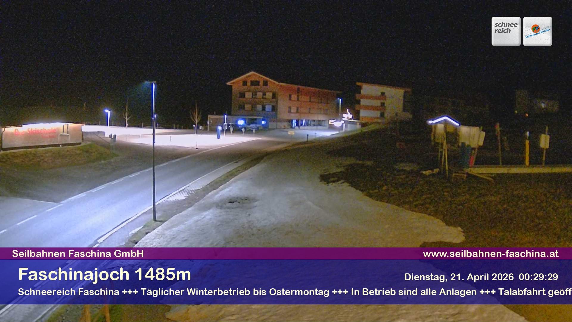 Archiv Foto Webcam Faschinapass, Stafelalpbahn