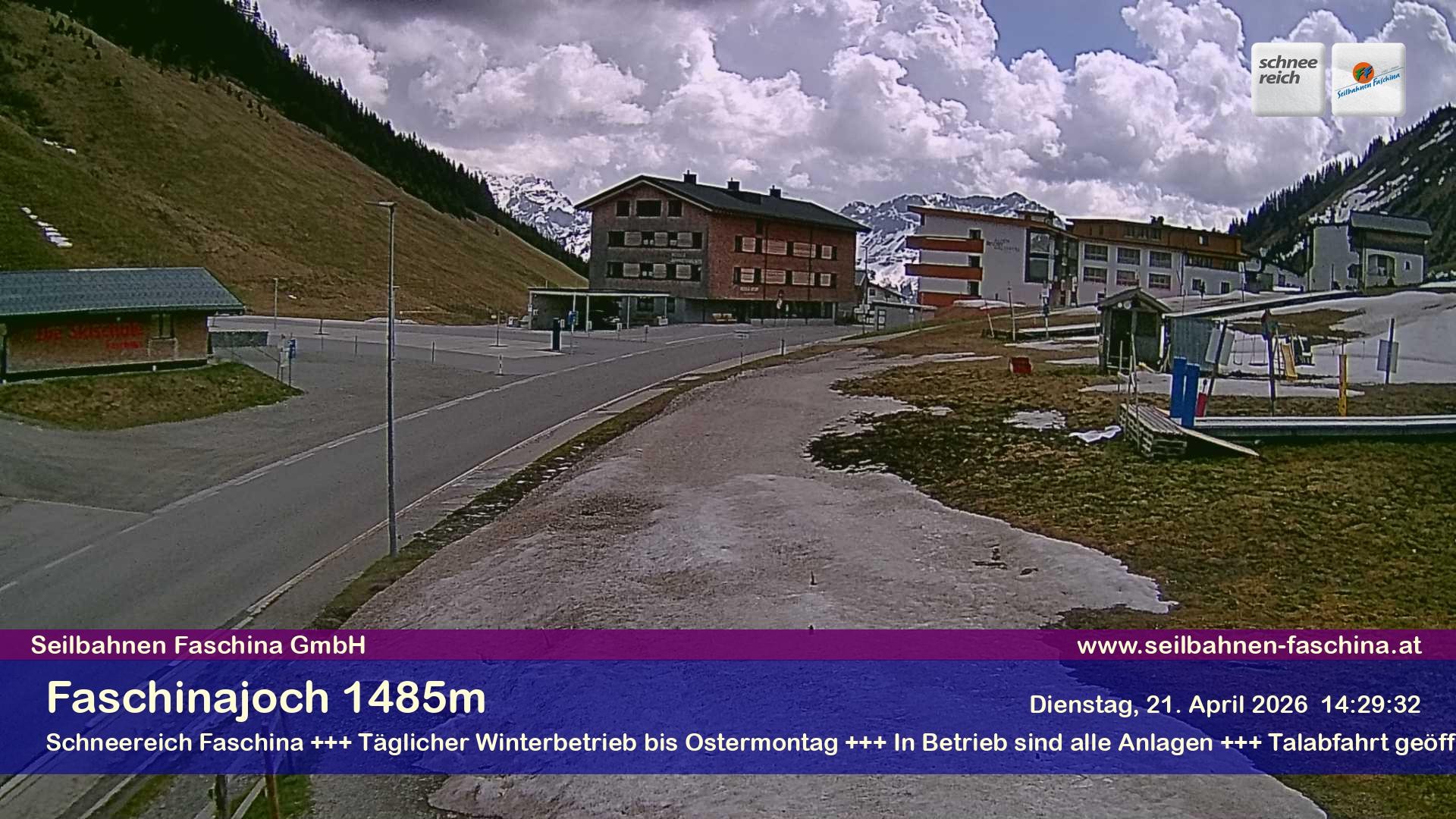 Archiv Foto Webcam Faschinapass, Stafelalpbahn