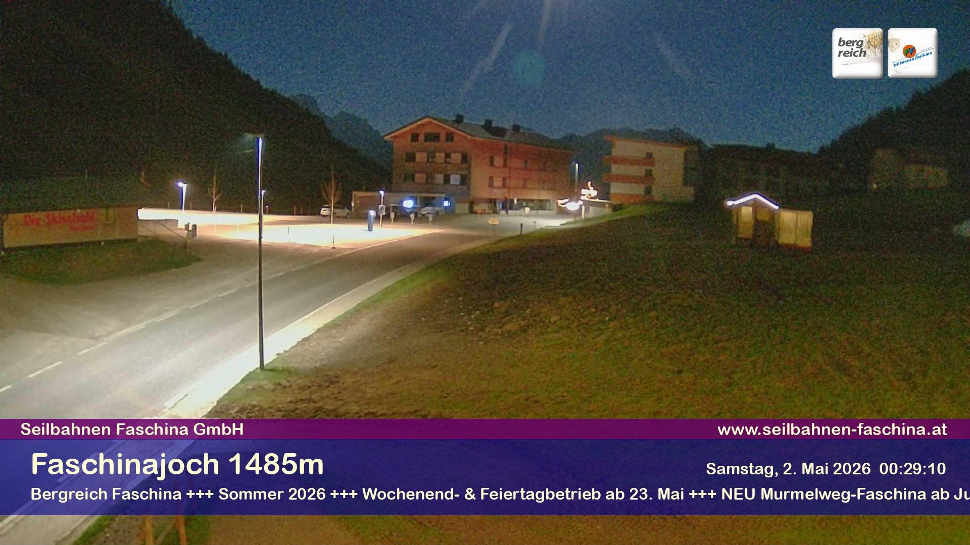 Archiv Foto Webcam Faschinapass, Stafelalpbahn