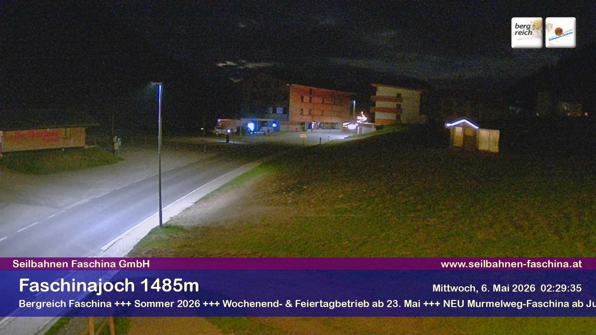 Archiv Foto Webcam Faschinapass, Stafelalpbahn