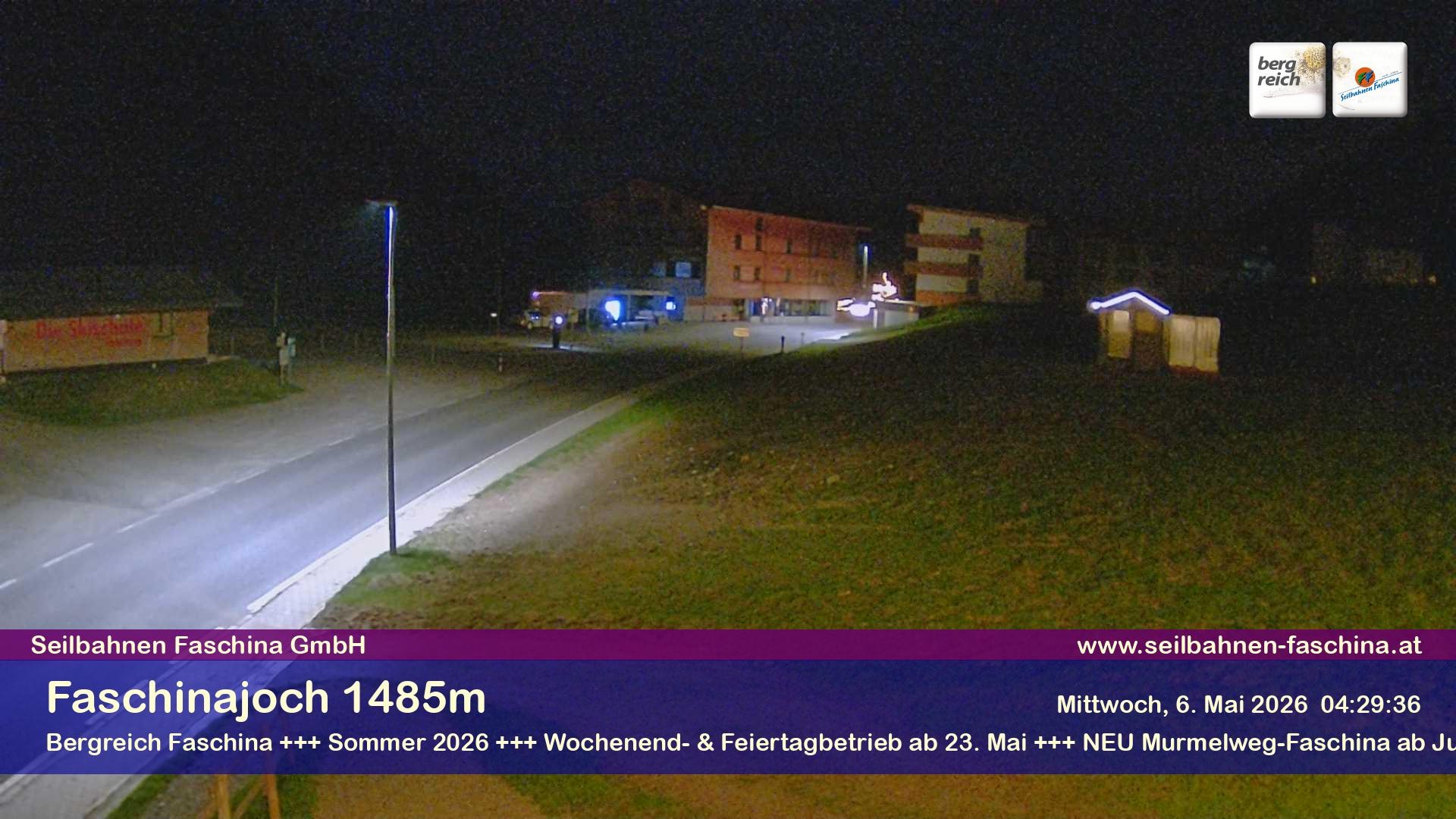 Archiv Foto Webcam Faschinapass, Stafelalpbahn