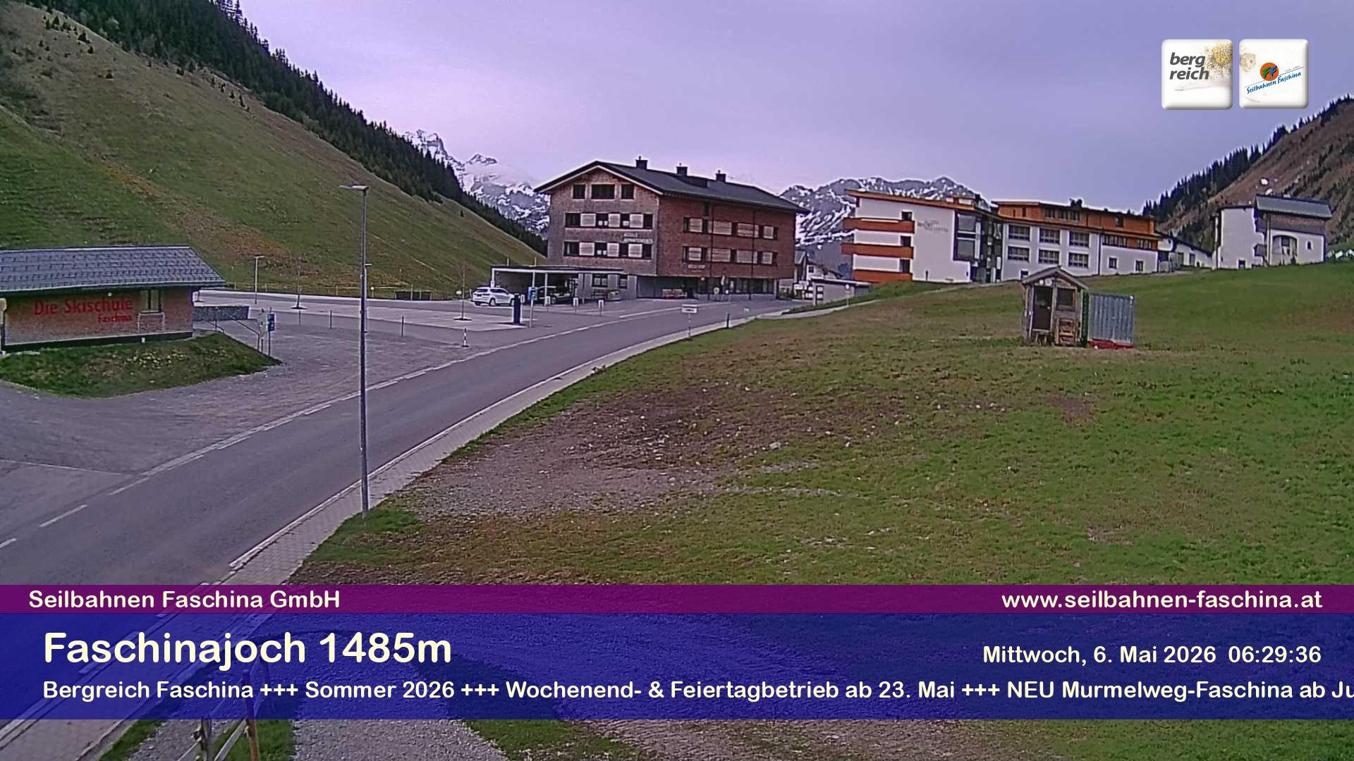 Archiv Foto Webcam Faschinapass, Stafelalpbahn