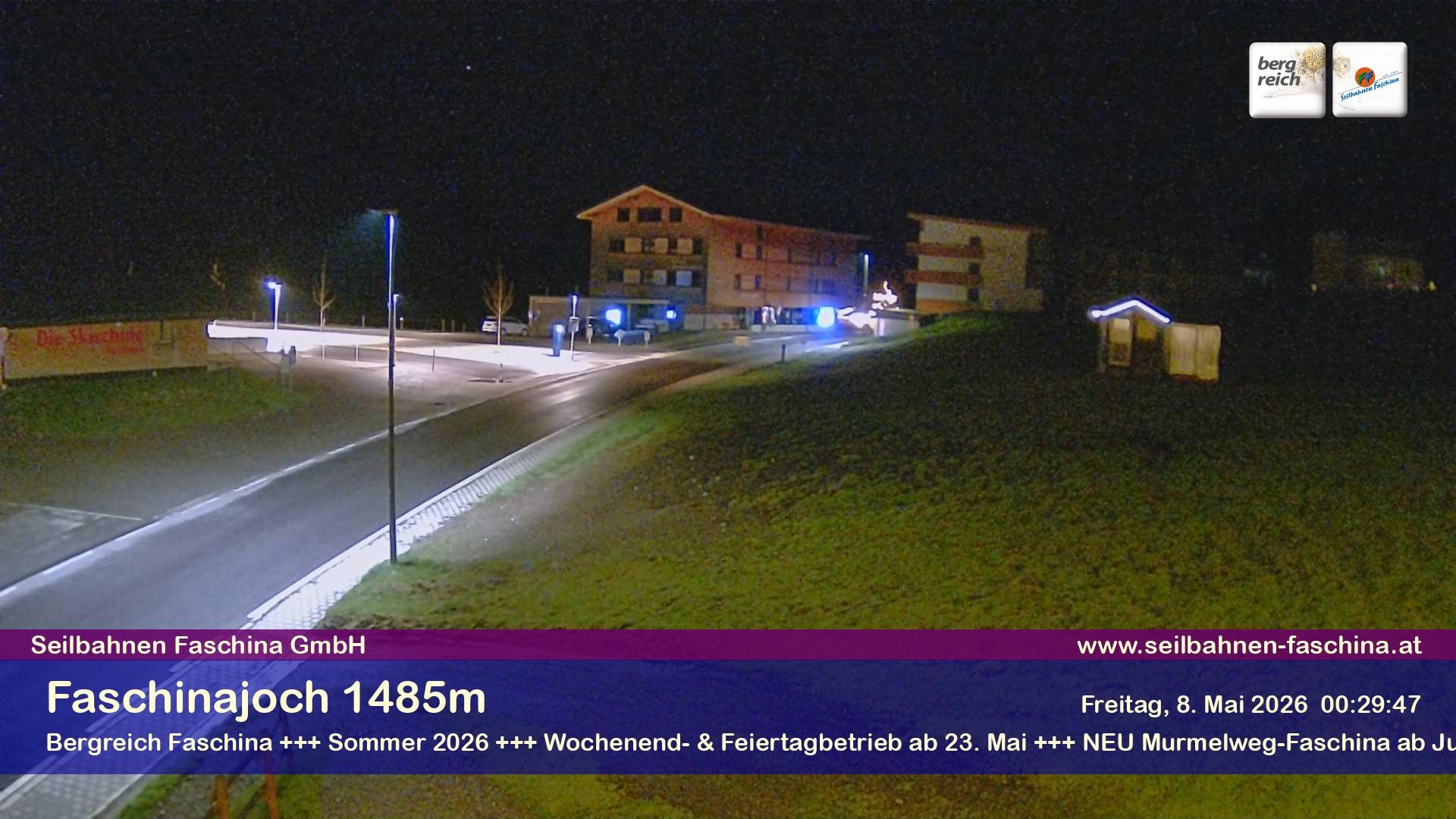 Archiv Foto Webcam Faschinapass, Stafelalpbahn