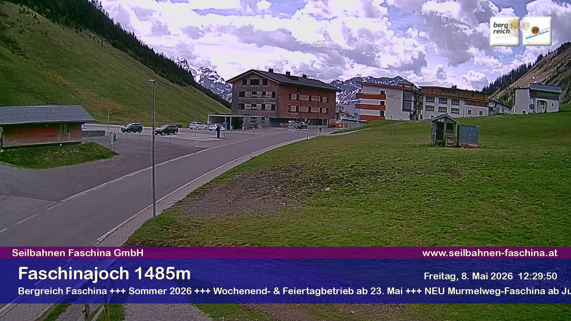 Archiv Foto Webcam Faschinapass, Stafelalpbahn