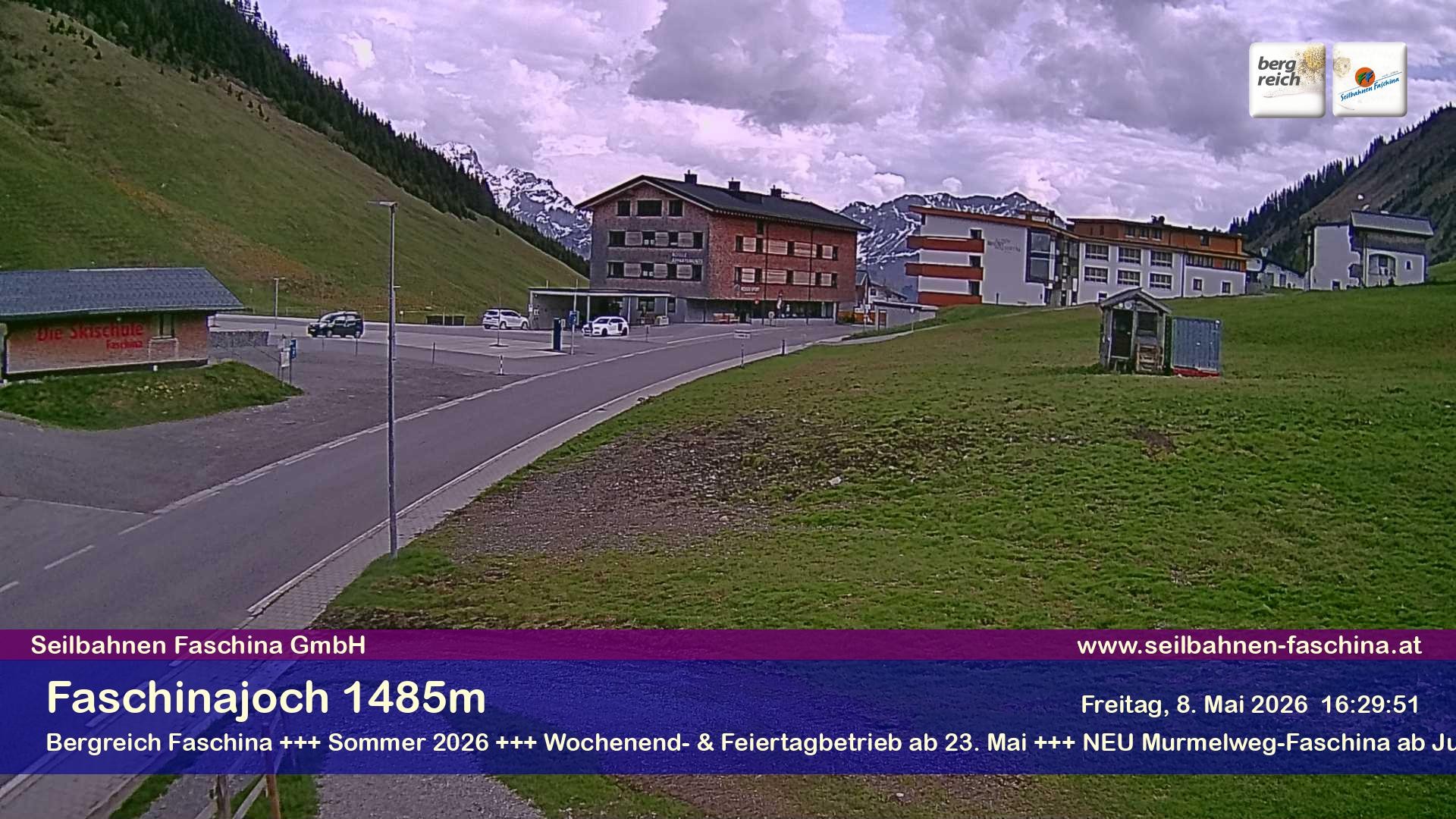 Archiv Foto Webcam Faschinapass, Stafelalpbahn