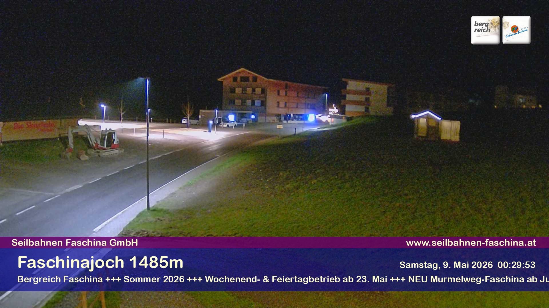 Archiv Foto Webcam Faschinapass, Stafelalpbahn