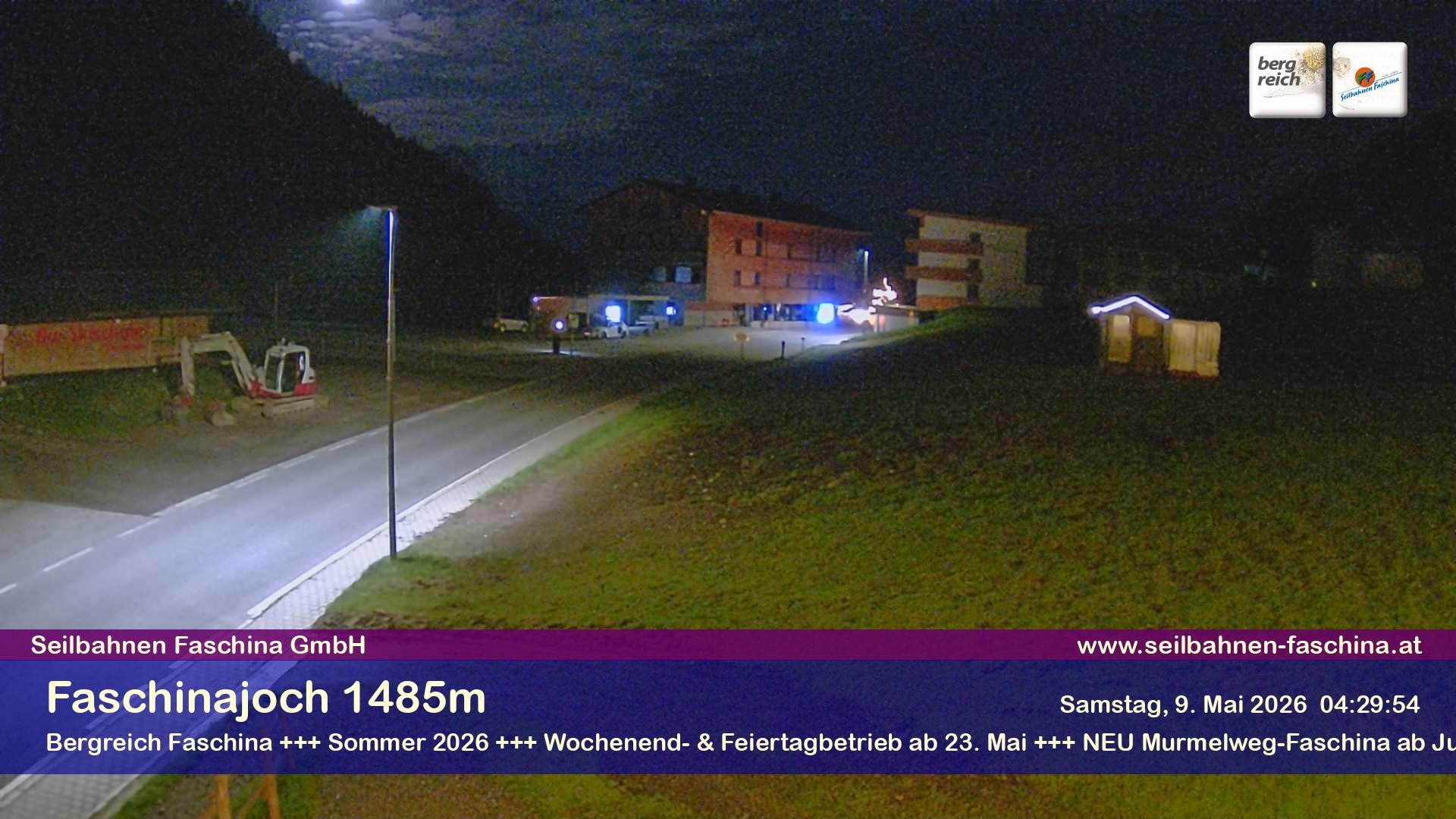 Archiv Foto Webcam Faschinapass, Stafelalpbahn