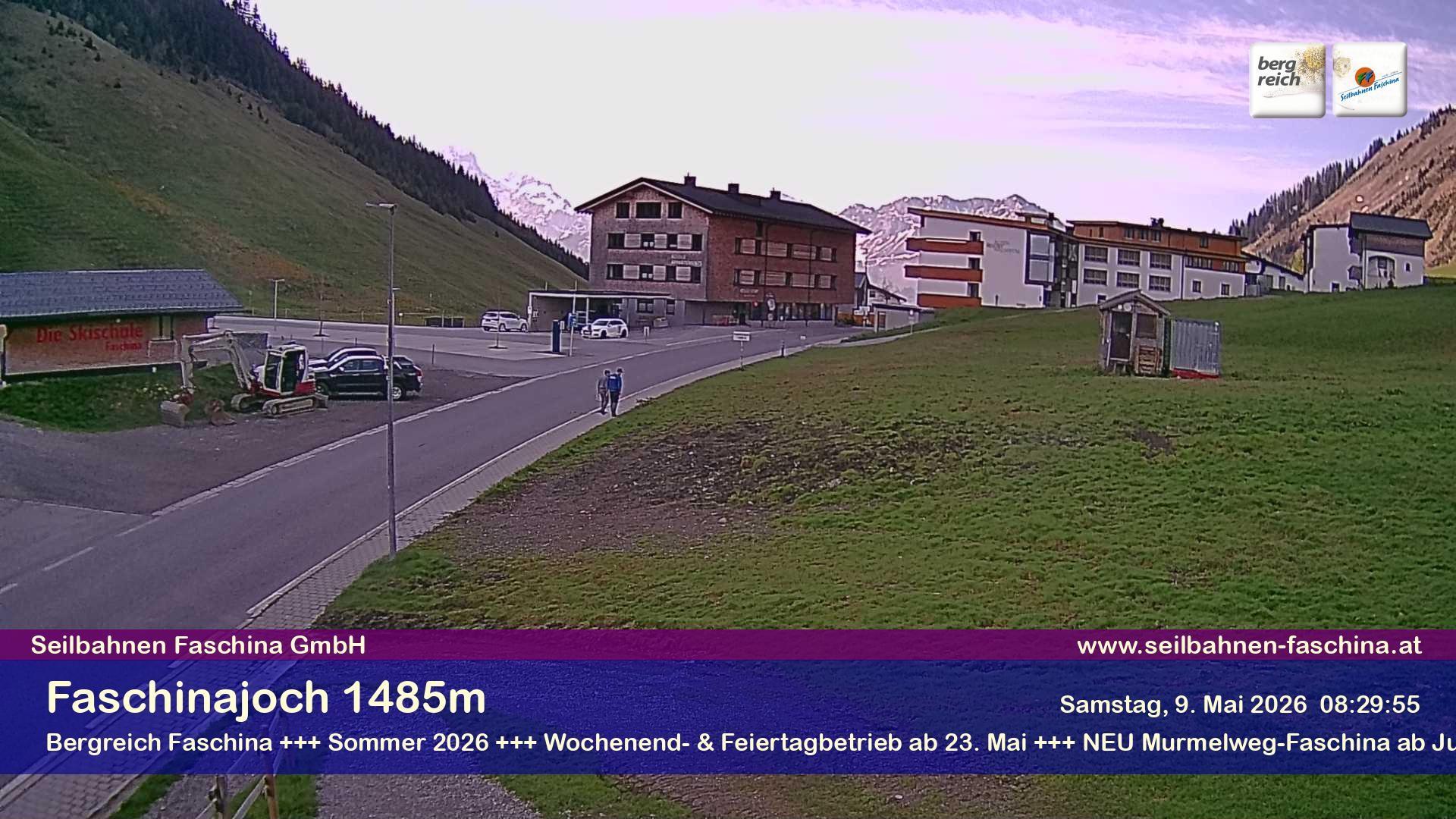 Archiv Foto Webcam Faschinapass, Stafelalpbahn