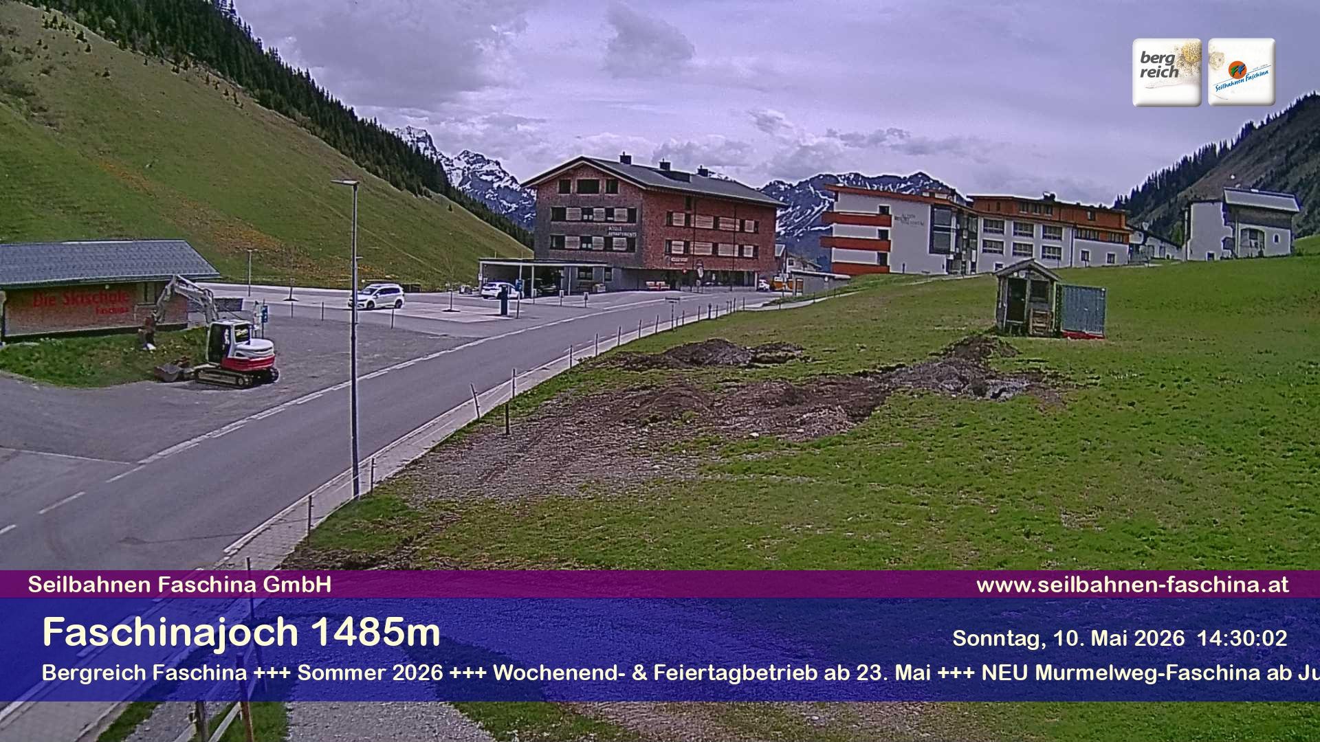 Archiv Foto Webcam Faschinapass, Stafelalpbahn