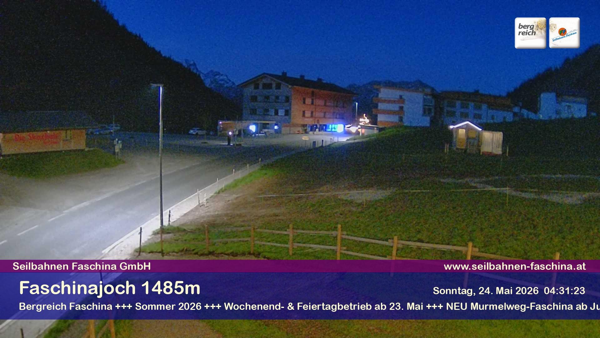 Archiv Foto Webcam Faschinapass, Stafelalpbahn