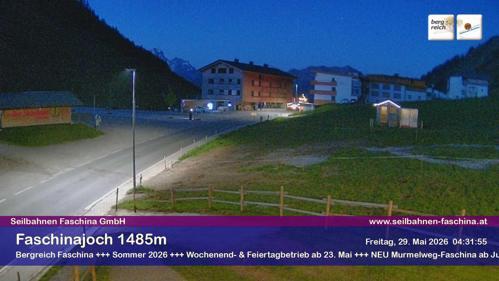 Archiv Foto Webcam Faschinapass, Stafelalpbahn