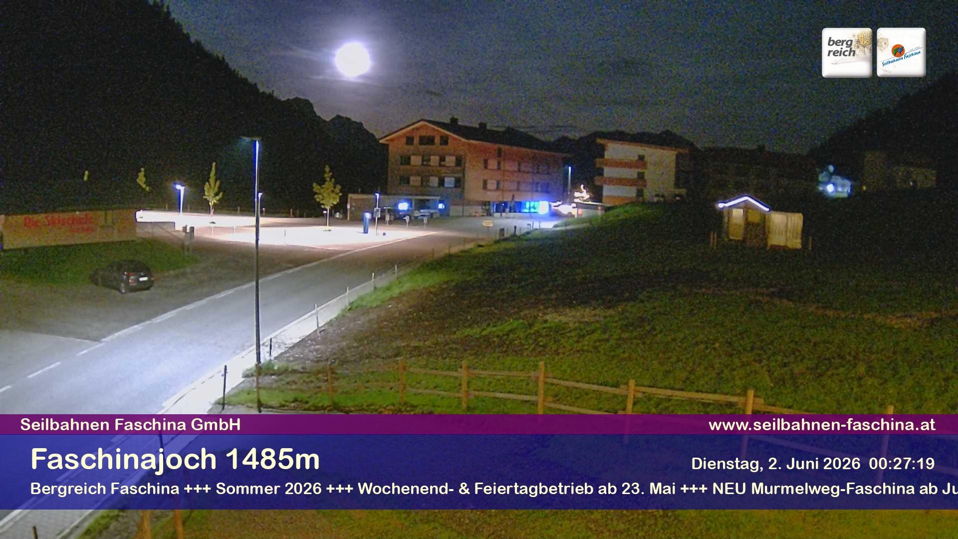 Archiv Foto Webcam Faschinapass, Stafelalpbahn