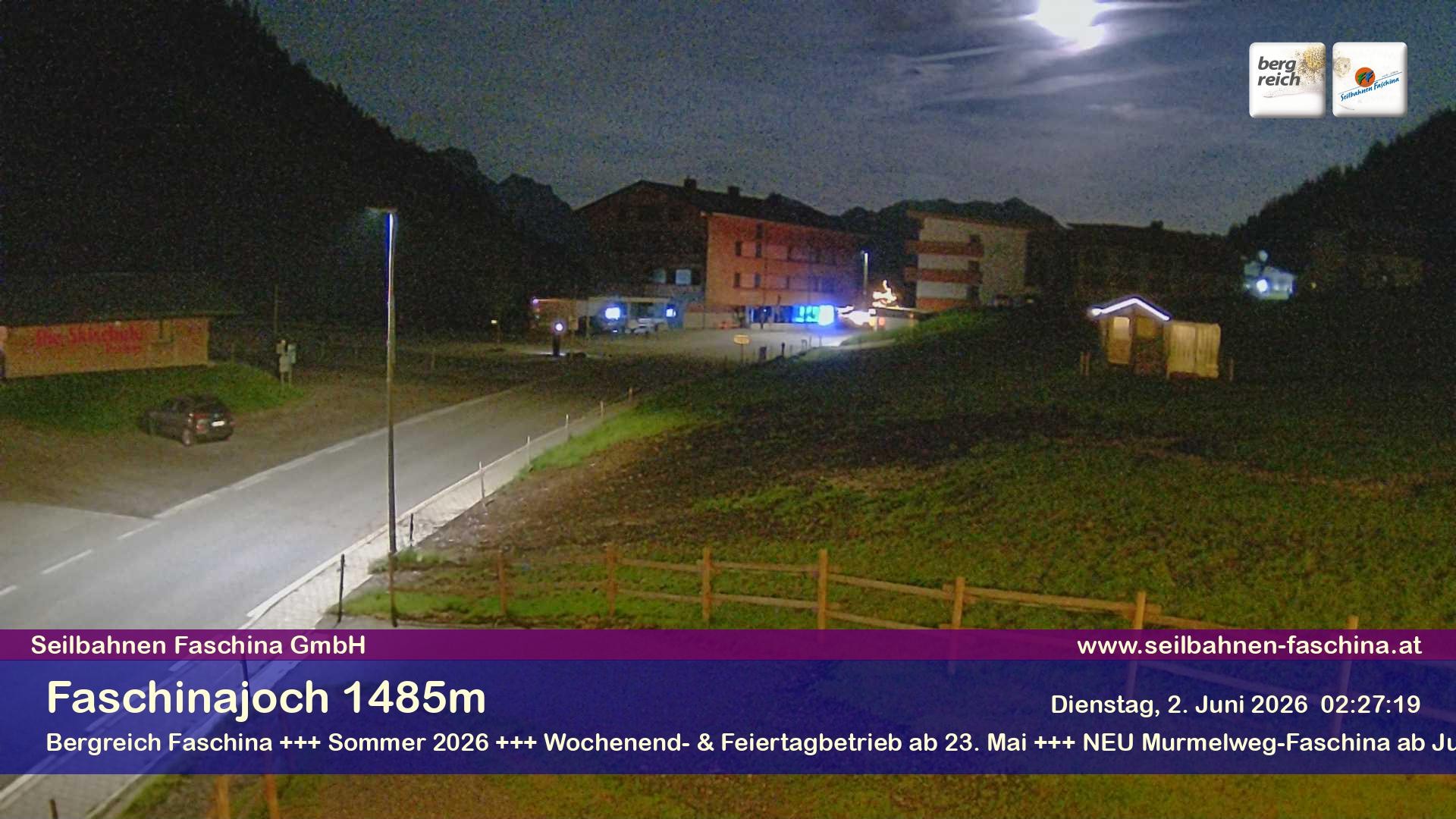 Archiv Foto Webcam Faschinapass, Stafelalpbahn