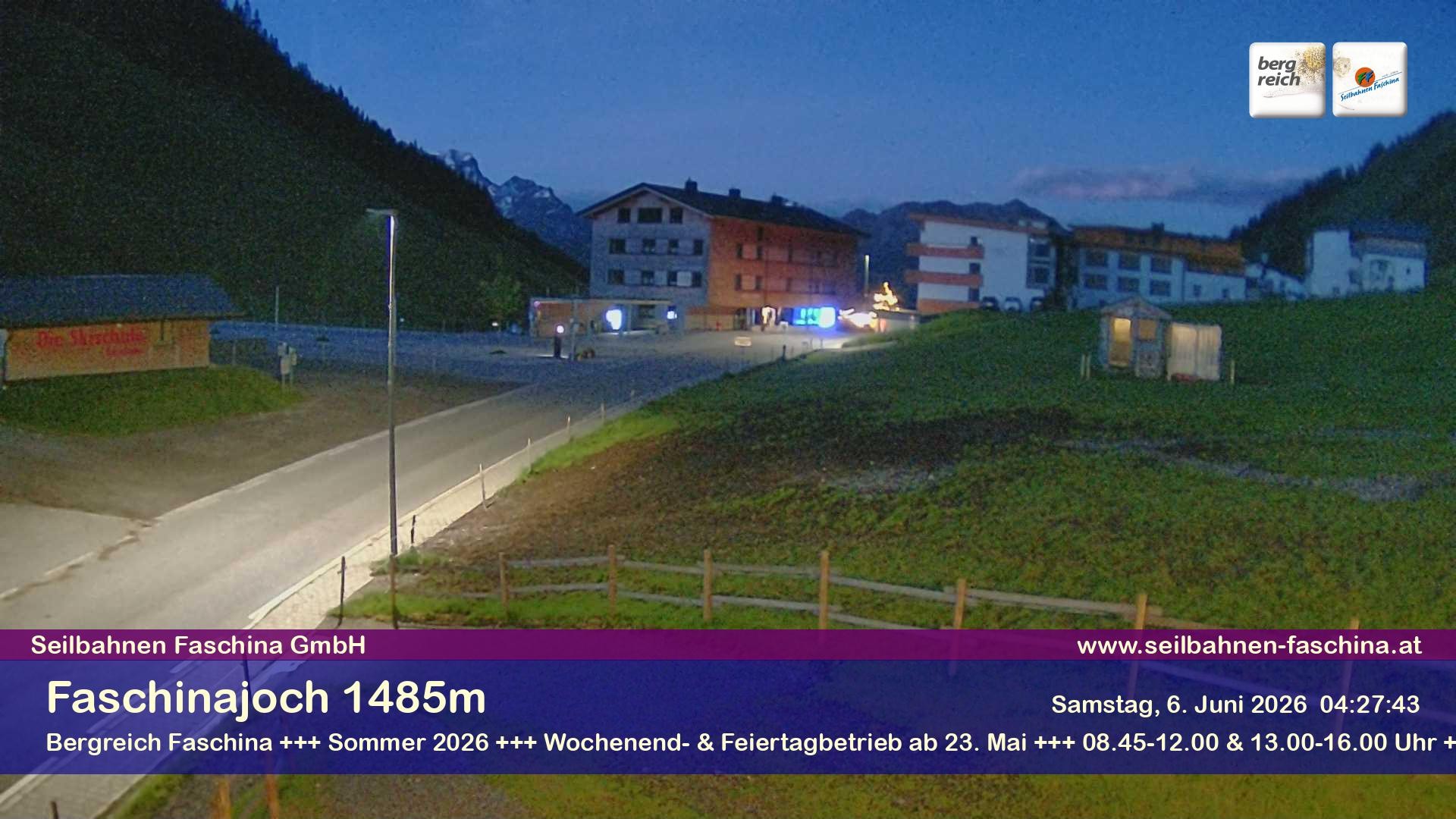 Archiv Foto Webcam Faschinapass, Stafelalpbahn