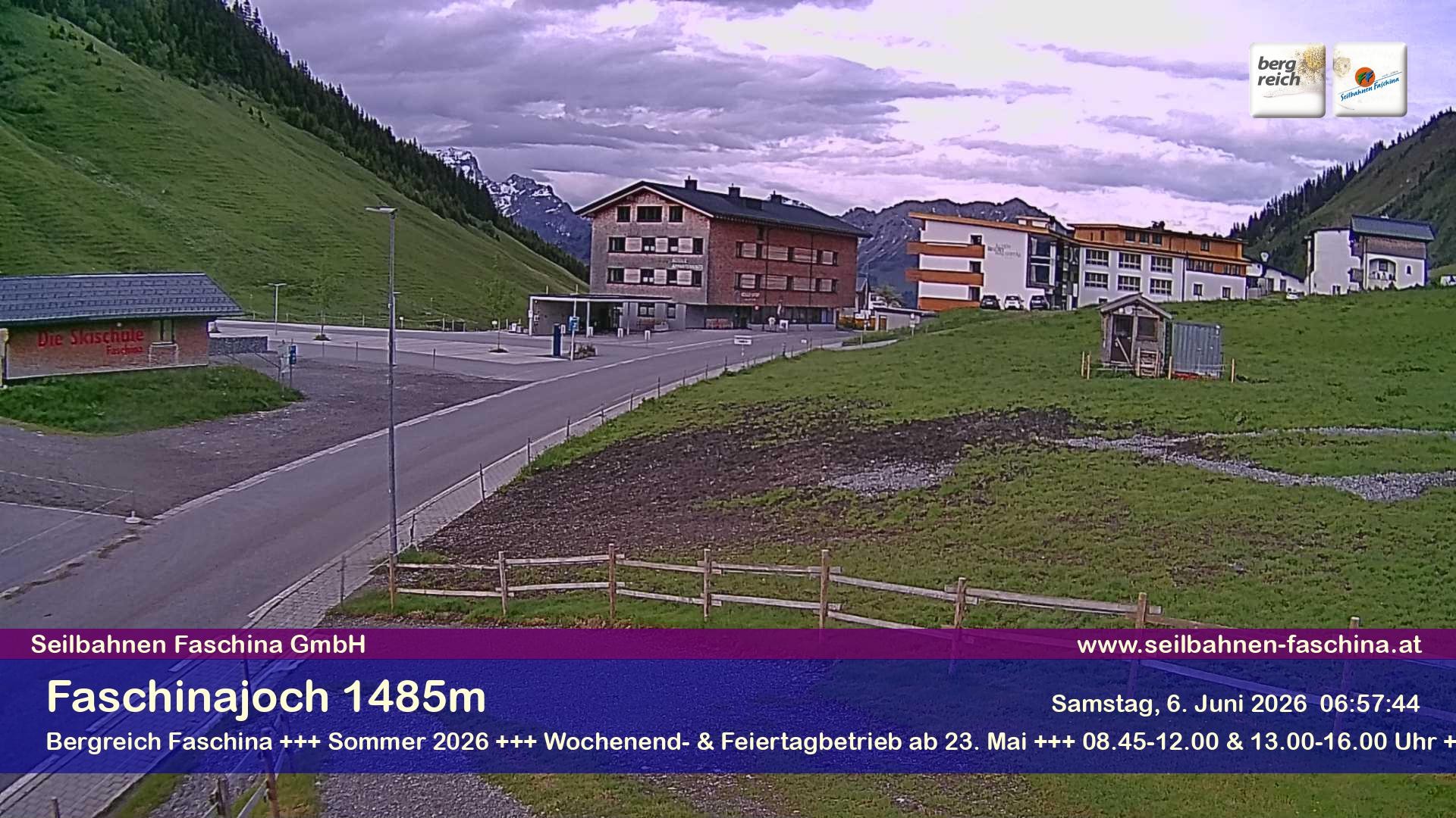Archiv Foto Webcam Faschinapass, Stafelalpbahn
