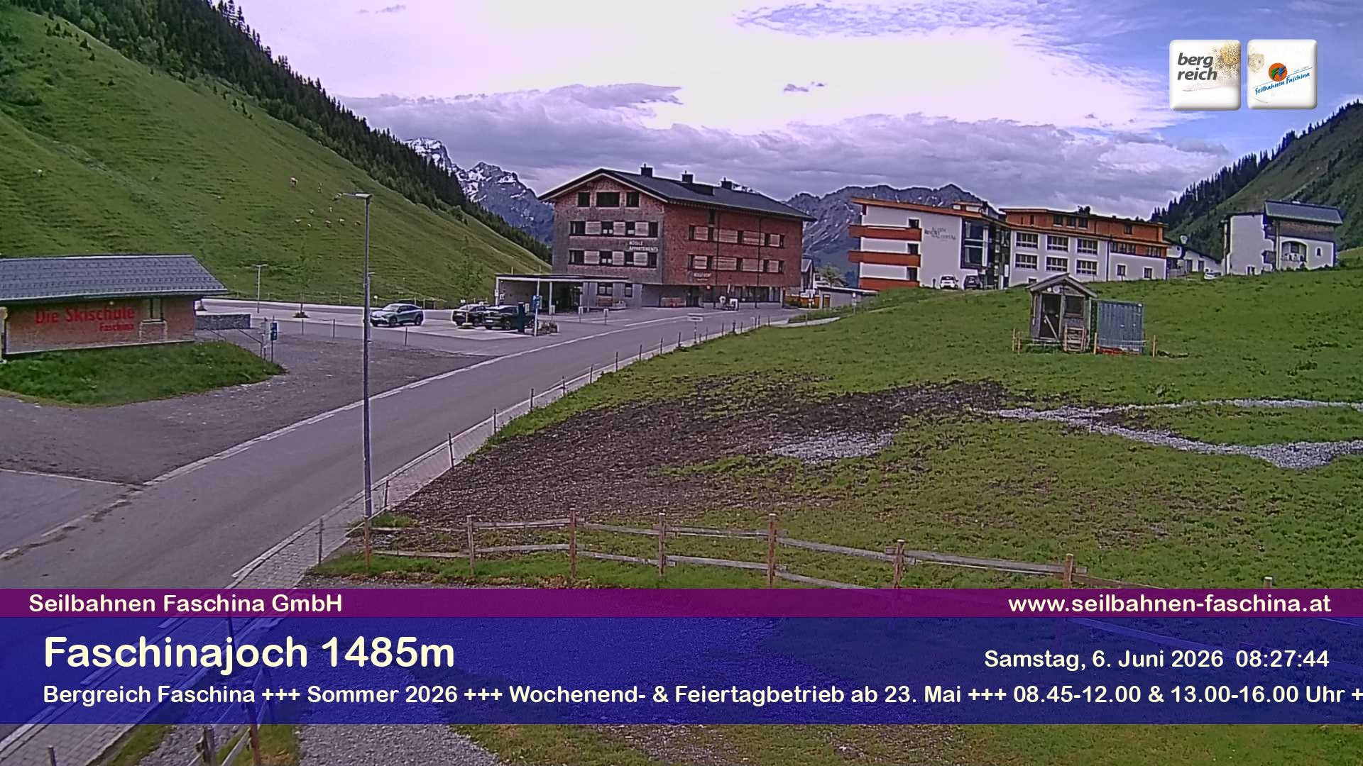 Archiv Foto Webcam Faschinapass, Stafelalpbahn