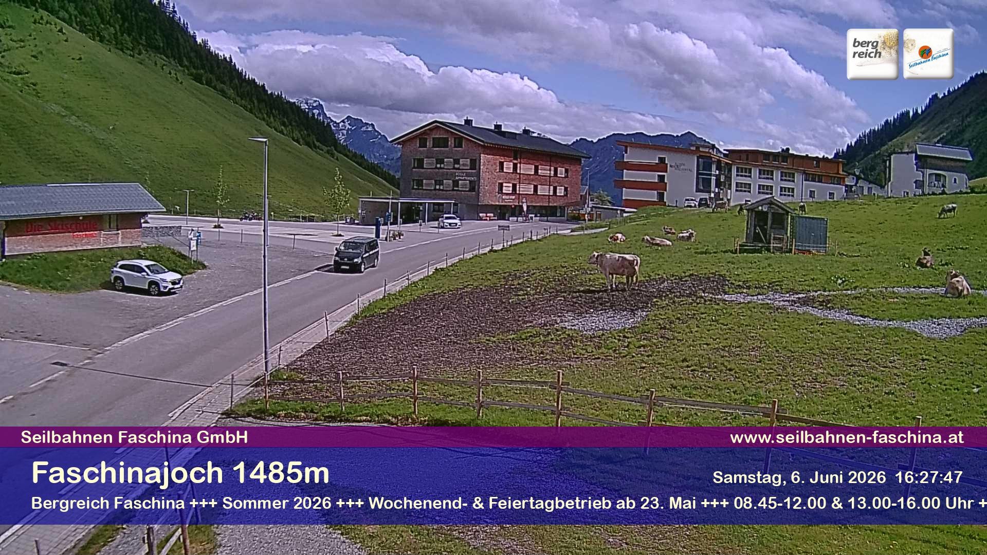 Archiv Foto Webcam Faschinapass, Stafelalpbahn
