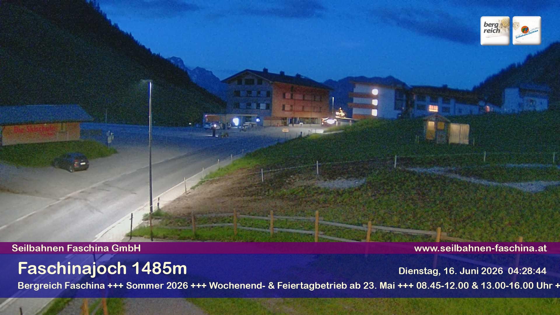 Archiv Foto Webcam Faschinapass, Stafelalpbahn