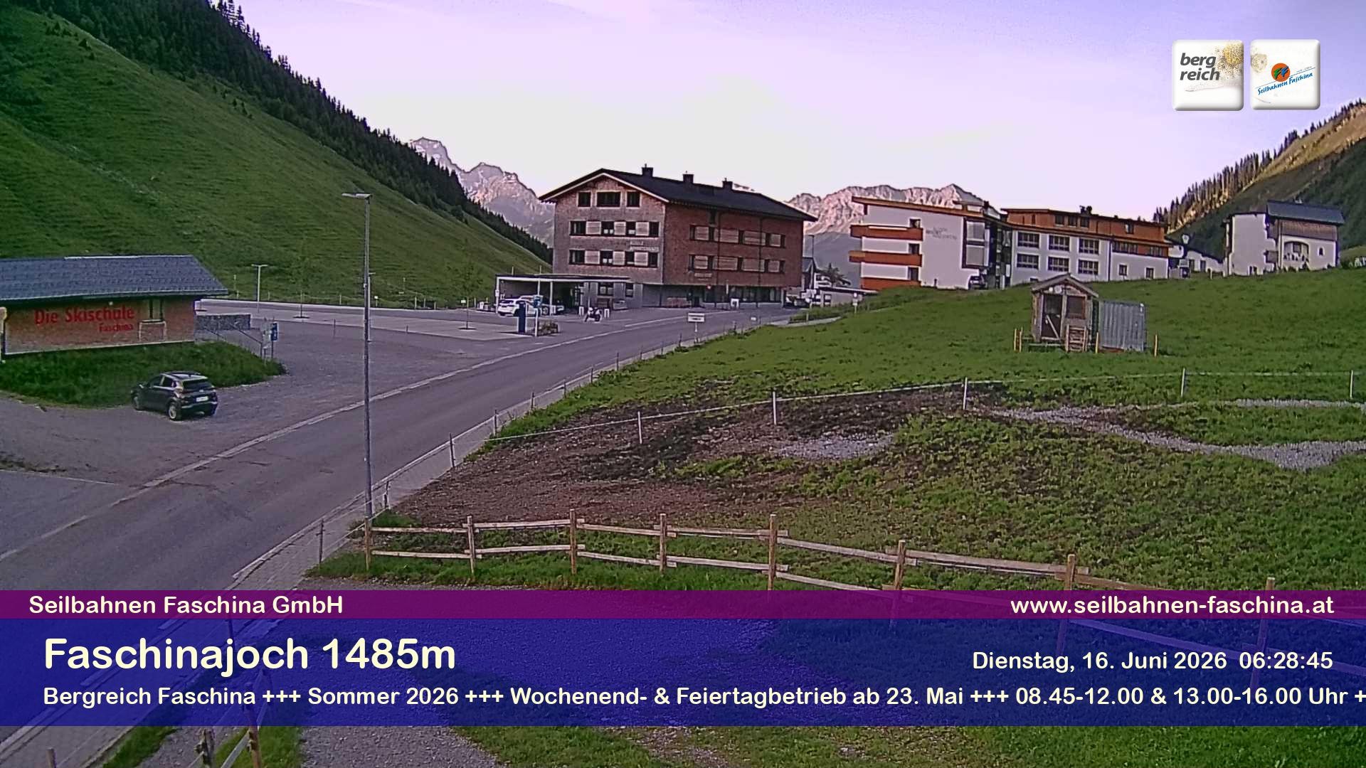 Archiv Foto Webcam Faschinapass, Stafelalpbahn