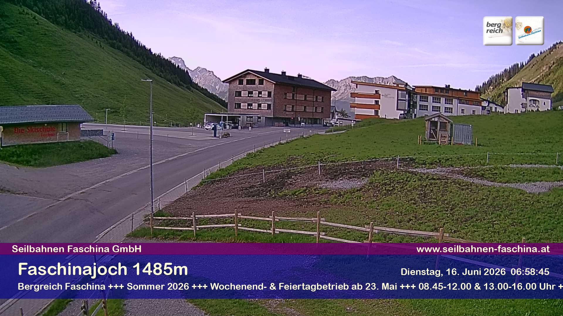 Archiv Foto Webcam Faschinapass, Stafelalpbahn