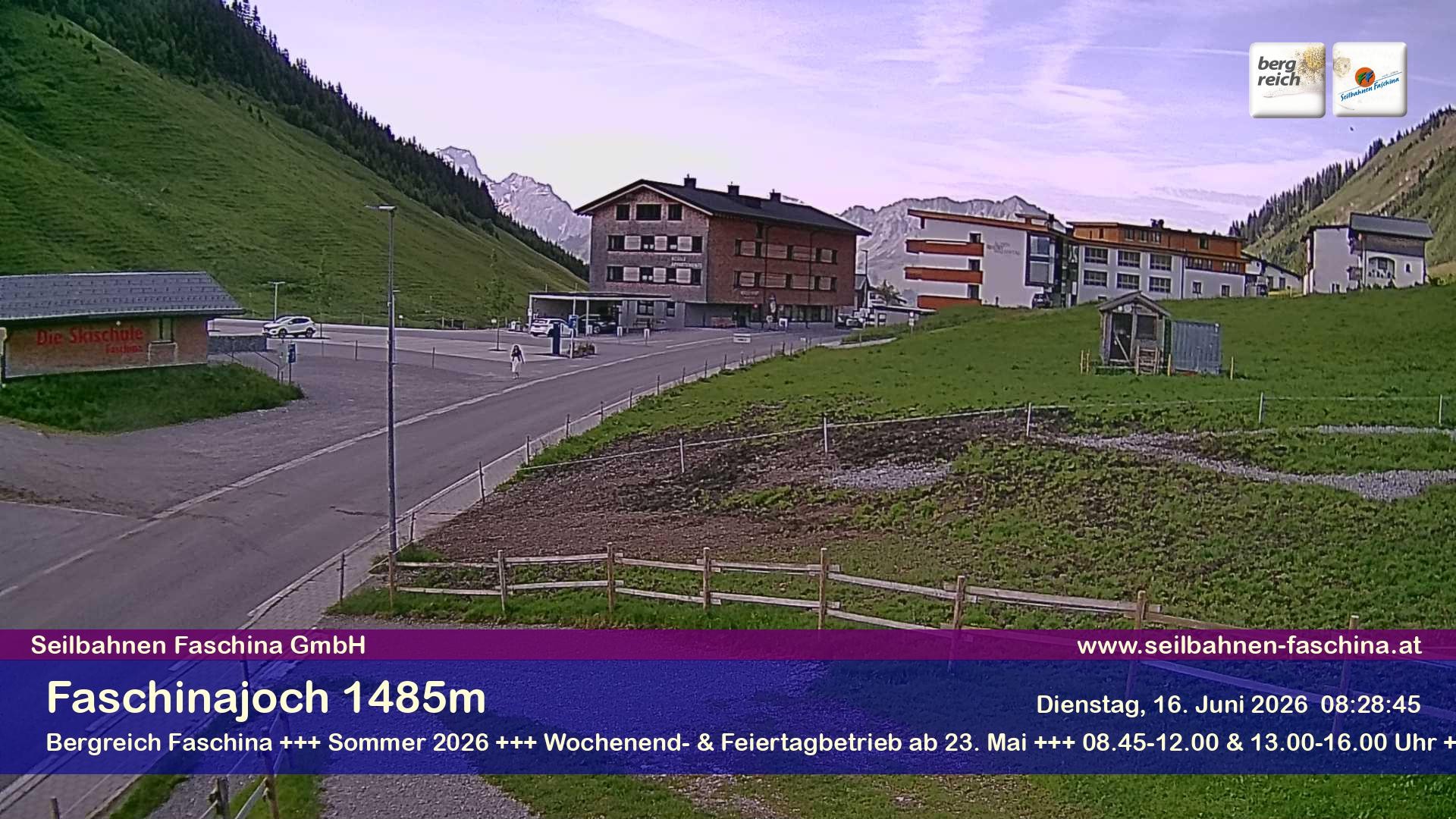 Archiv Foto Webcam Faschinapass, Stafelalpbahn