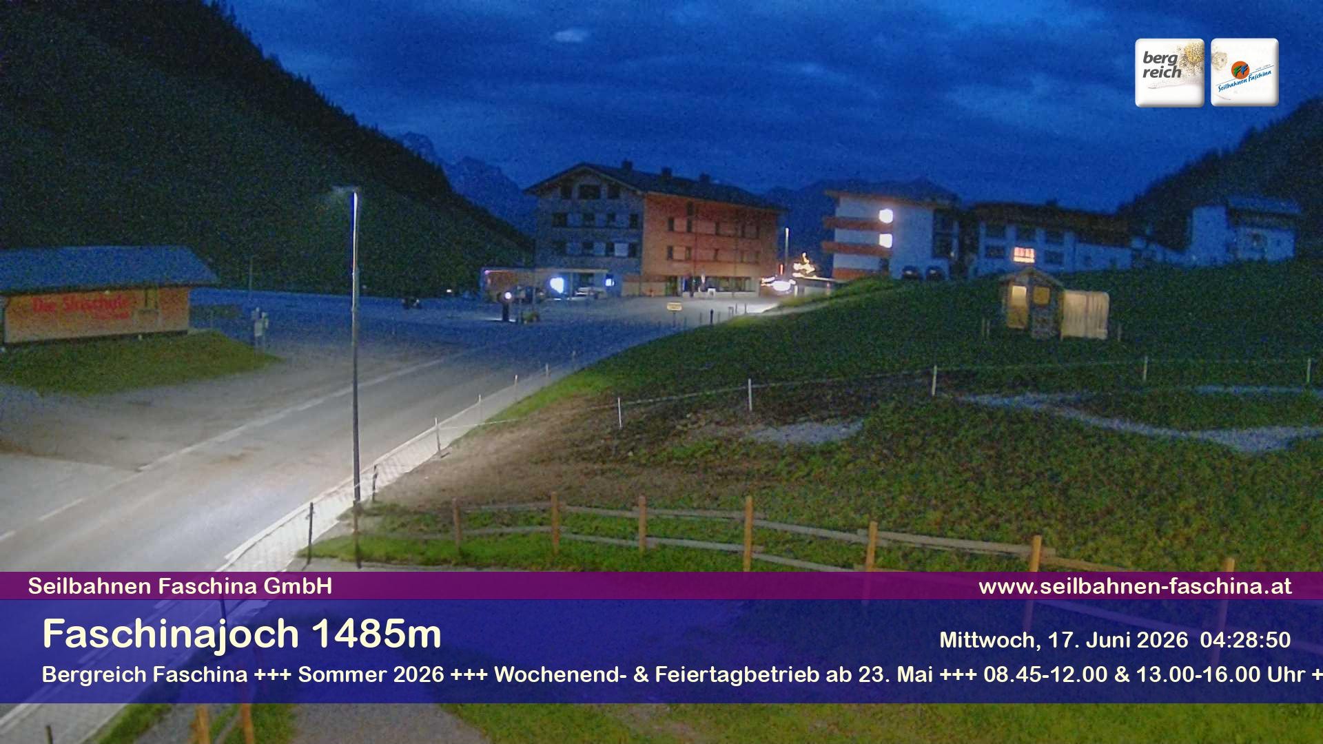 Archiv Foto Webcam Faschinapass, Stafelalpbahn